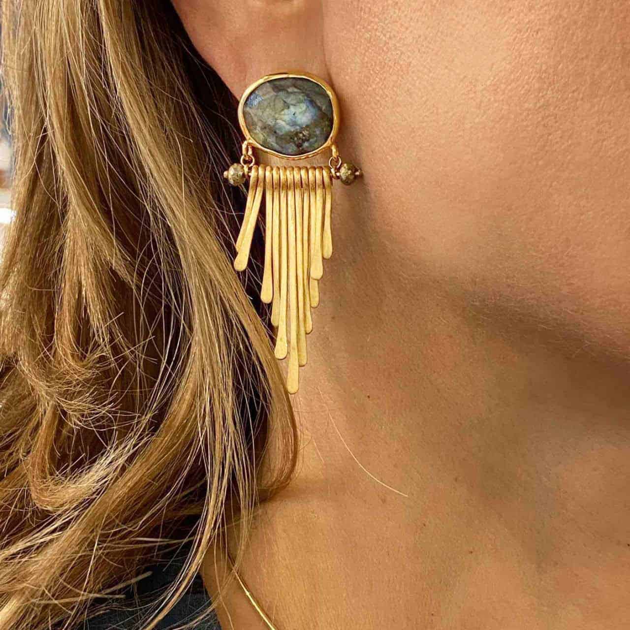 Labradorite long earrings — Melina Fachidis (5)