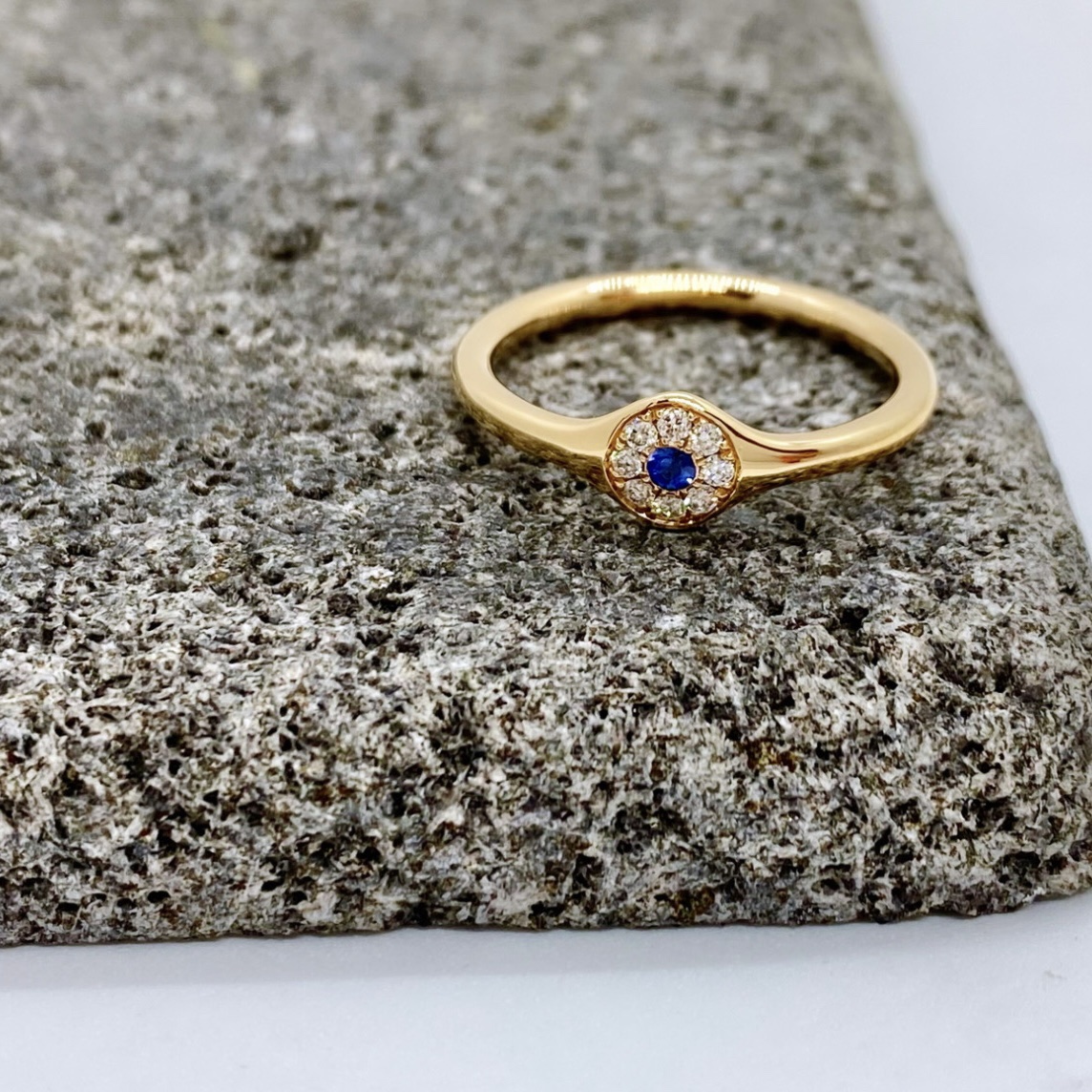 Round eye 18k rose gold ring — Melina Fachidis (8)
