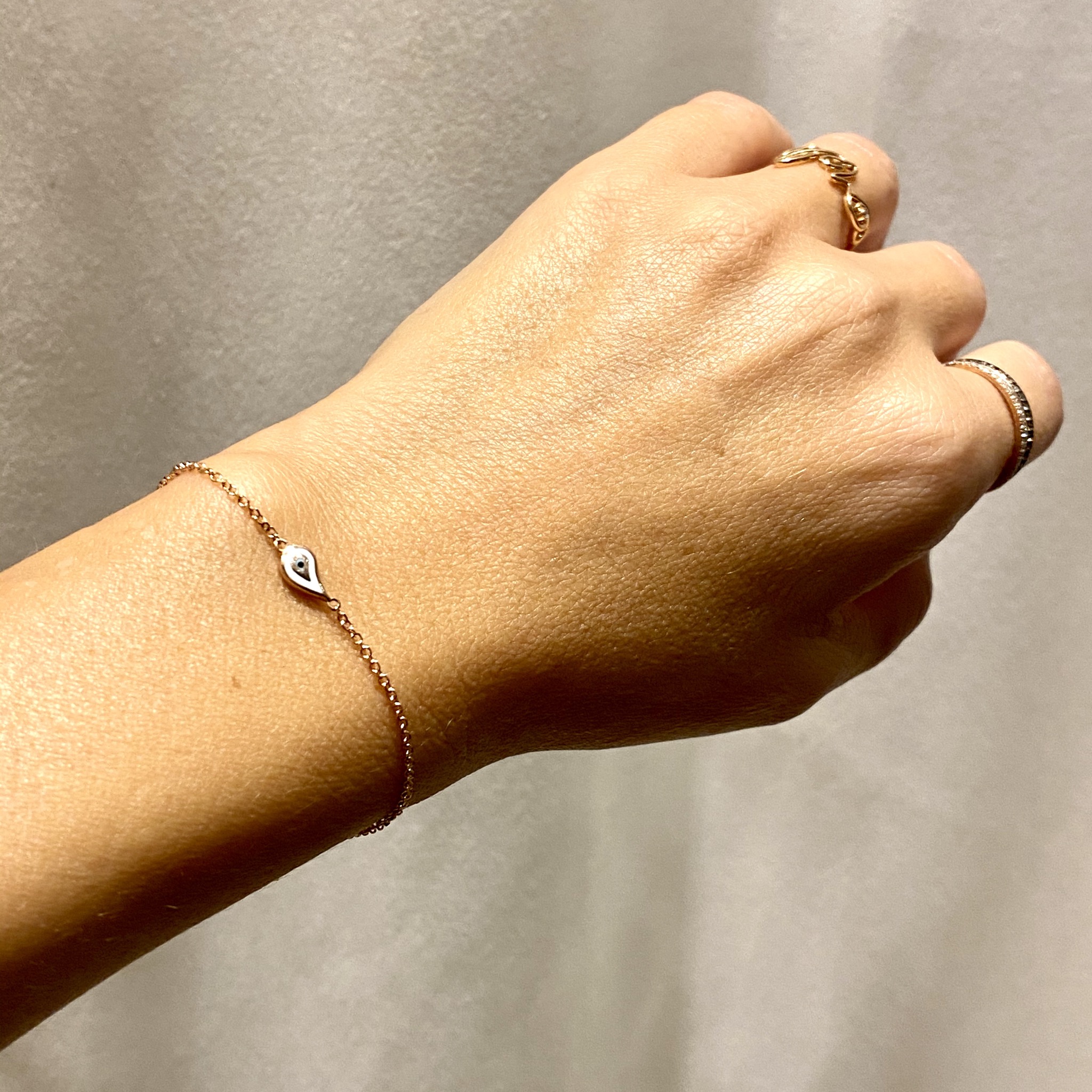 Drop eye charm bracelet — Melina Fachidis (4)