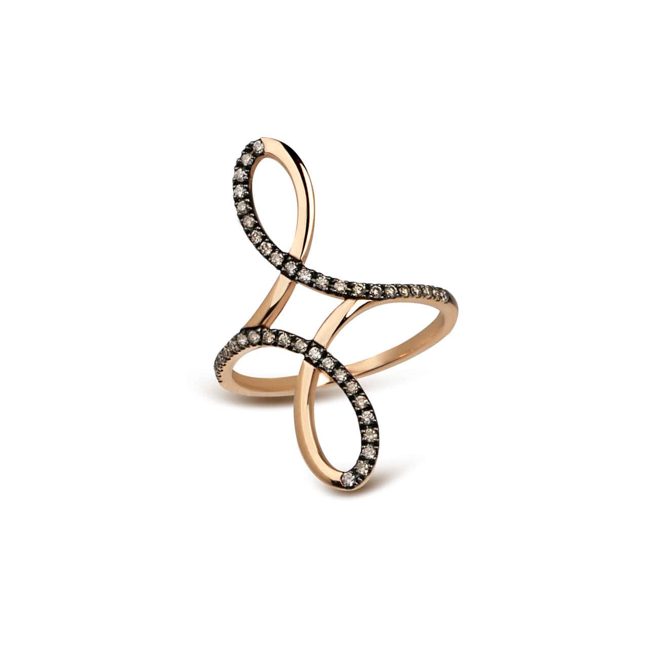 Bow statement diamond ring — Melina Fachidis