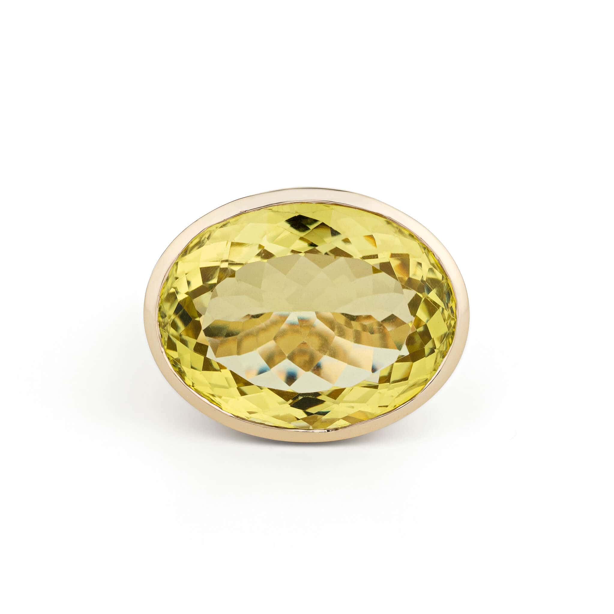 Lemon quartz one stone ring — Melina Fachidis (4)
