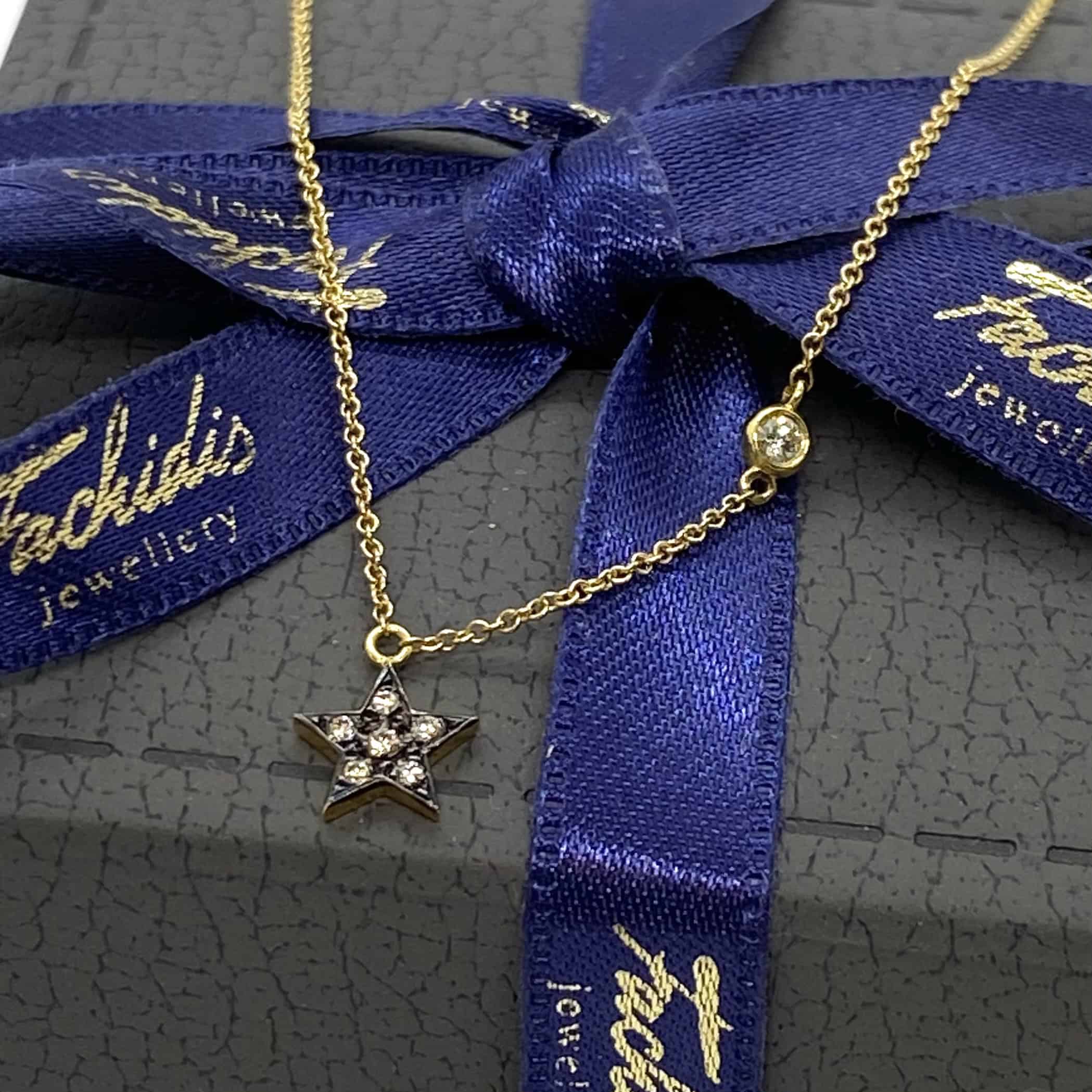 Discreet brown diamond pendant — Melina Fachidis (4)