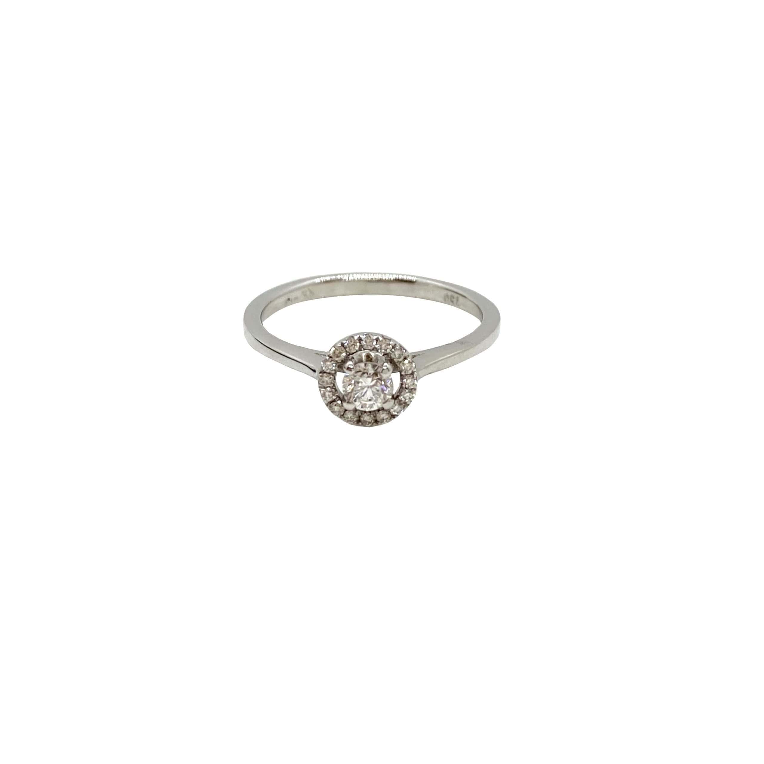 Diamond engagement white gold ring — Melina Fachidis (6)