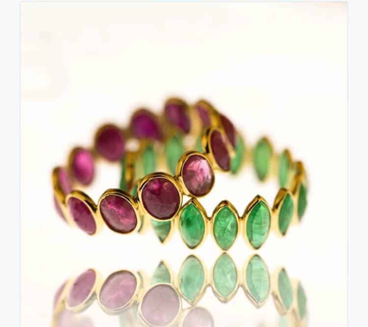 Marquise emerald ring band — Melina Fachidis (2)