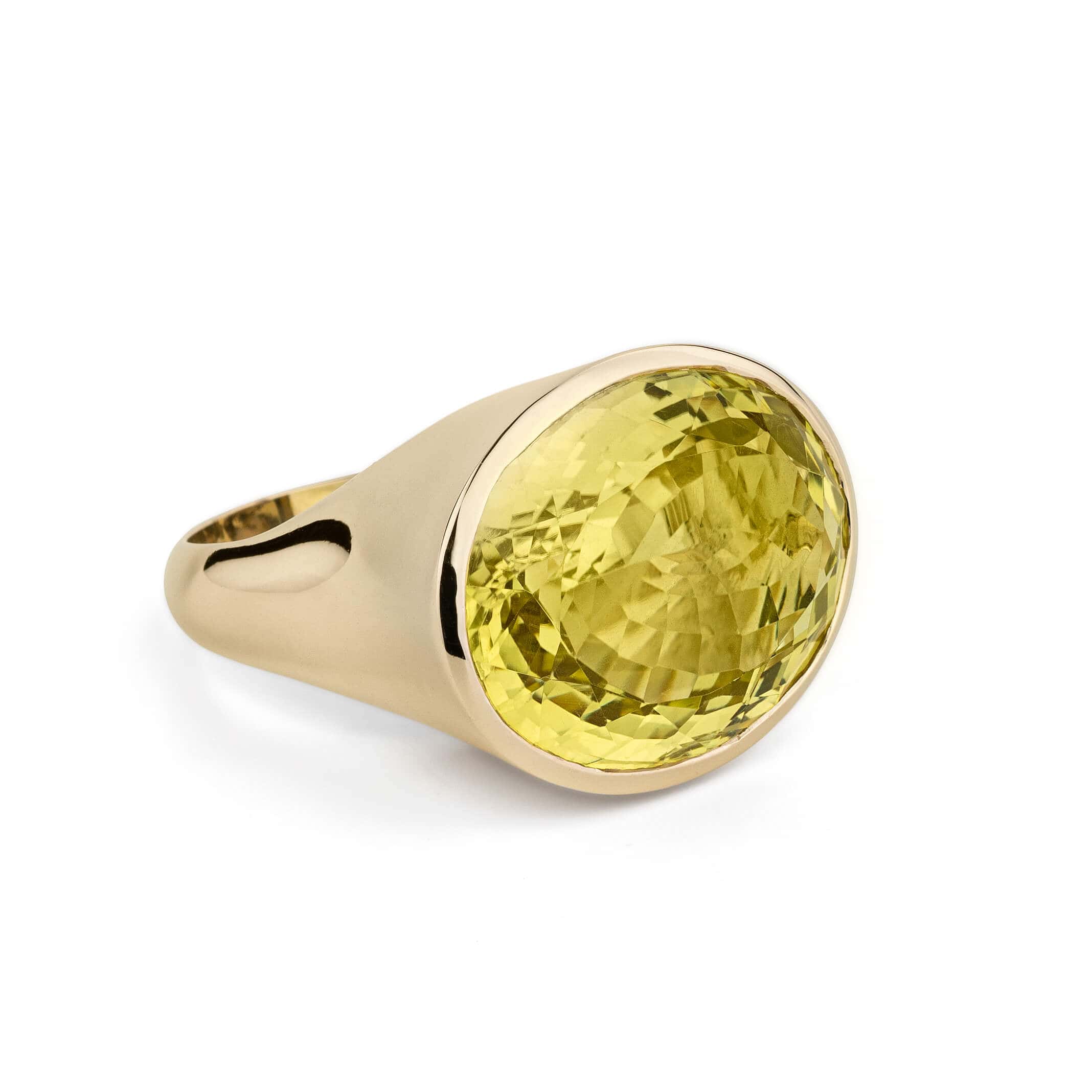 Lemon quartz one stone ring — Melina Fachidis (3)