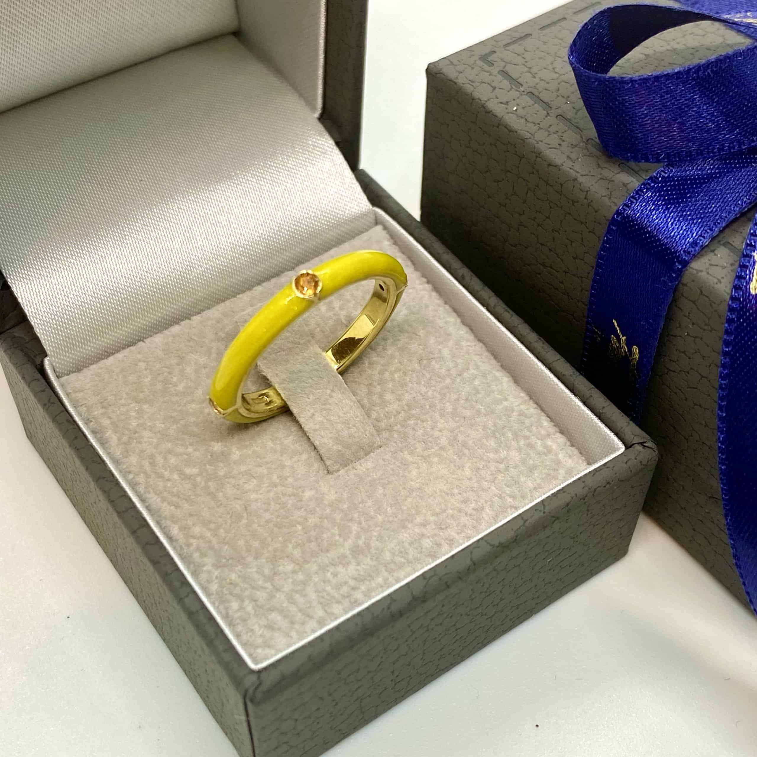 Yellow enamel band — Melina Fachidis (6)
