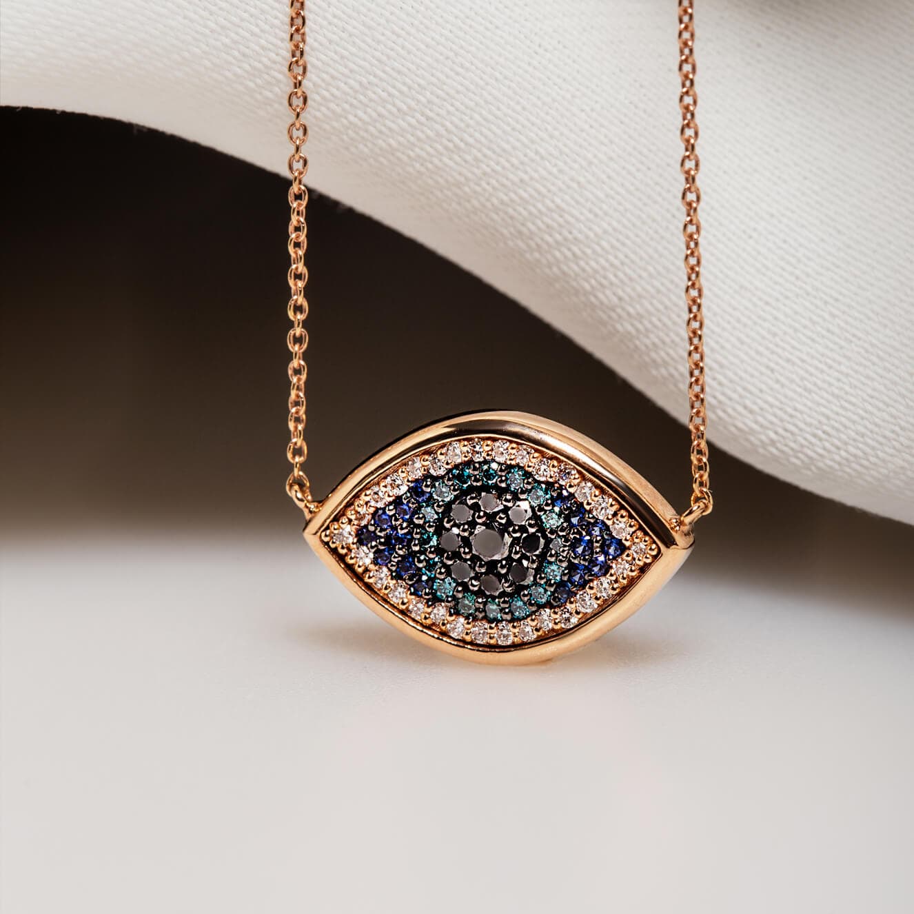 Grand eye blue and black diamonds — Melina Fachidis (2)
