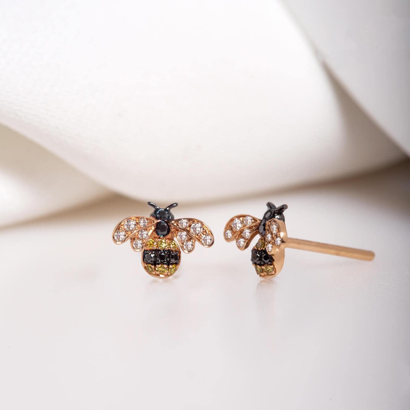 Busy bees stud earrings — Melina Fachidis (2)