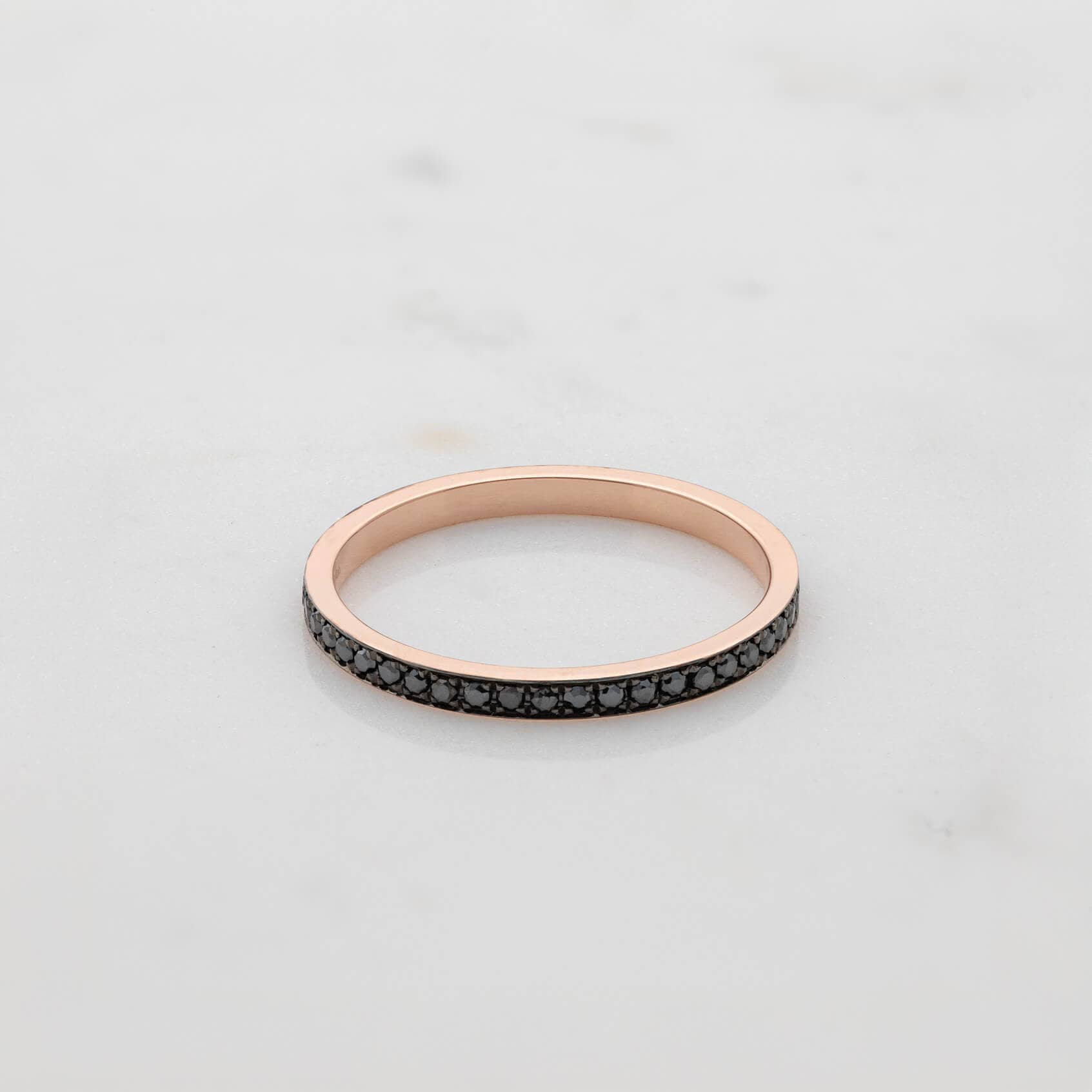 Black diamond band ring — Melina Fachidis (2)
