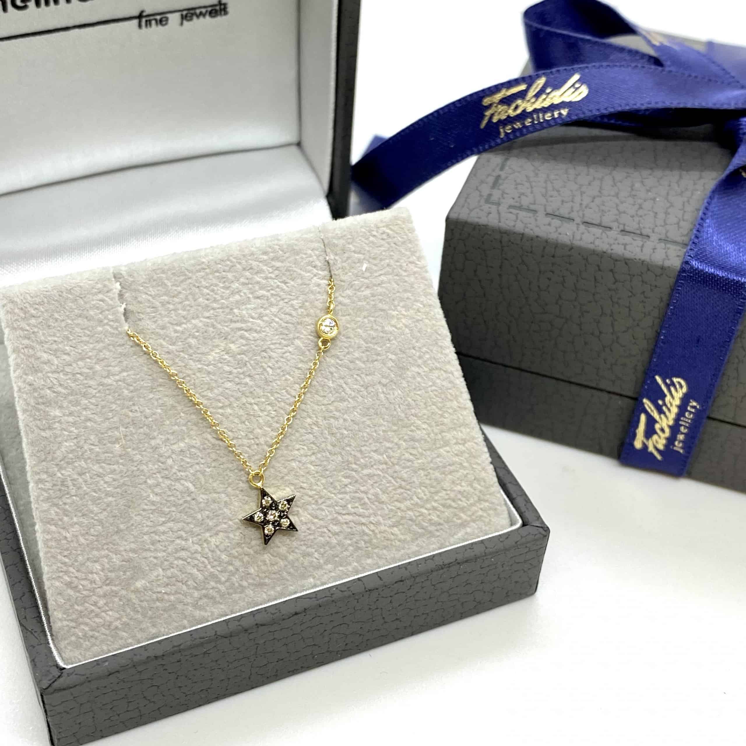 Discreet brown diamond pendant — Melina Fachidis (5)