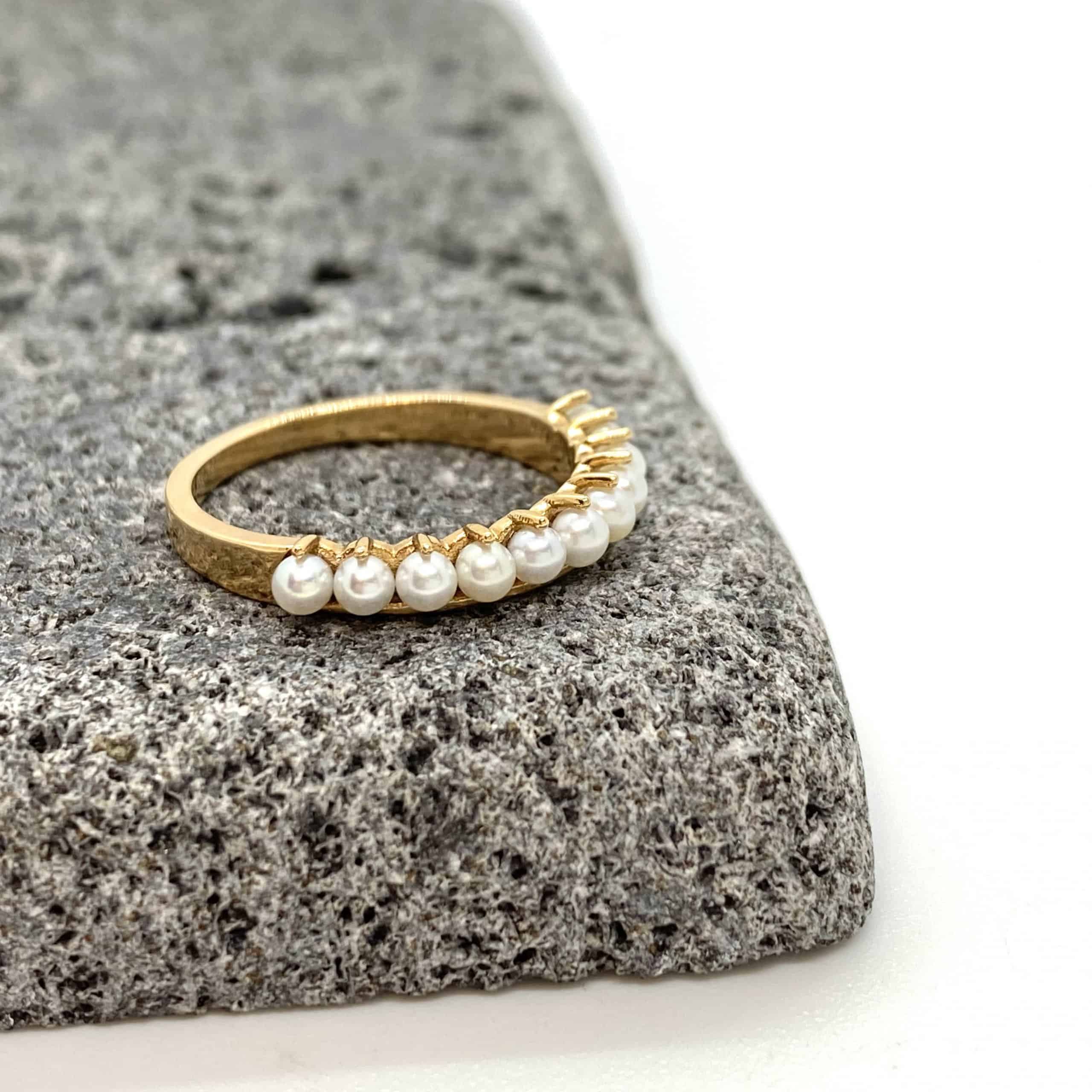 Freshwater pearls ring — Melina Fachidis (4)