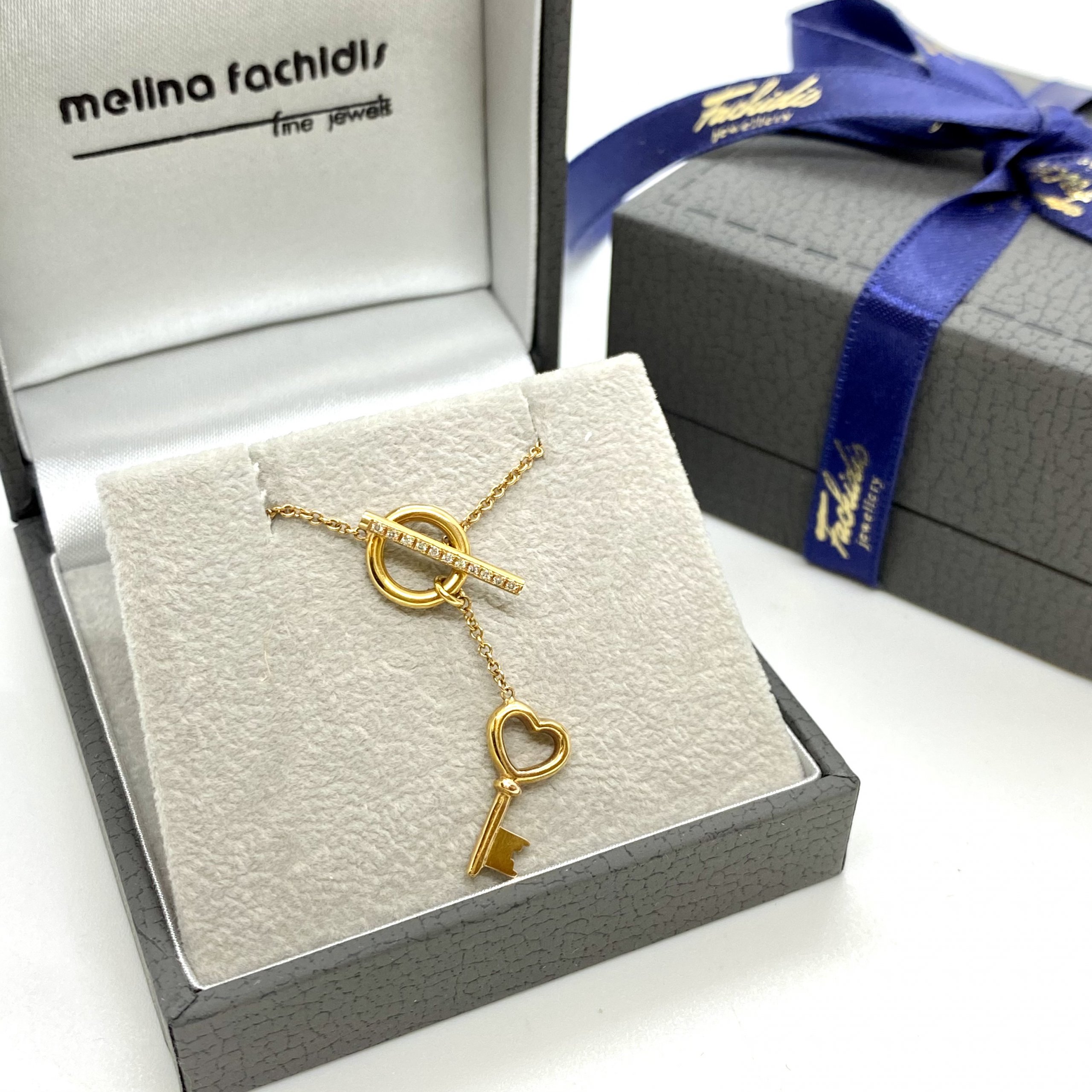 Heart-key diamond necklace — Melina Fachidis (5)