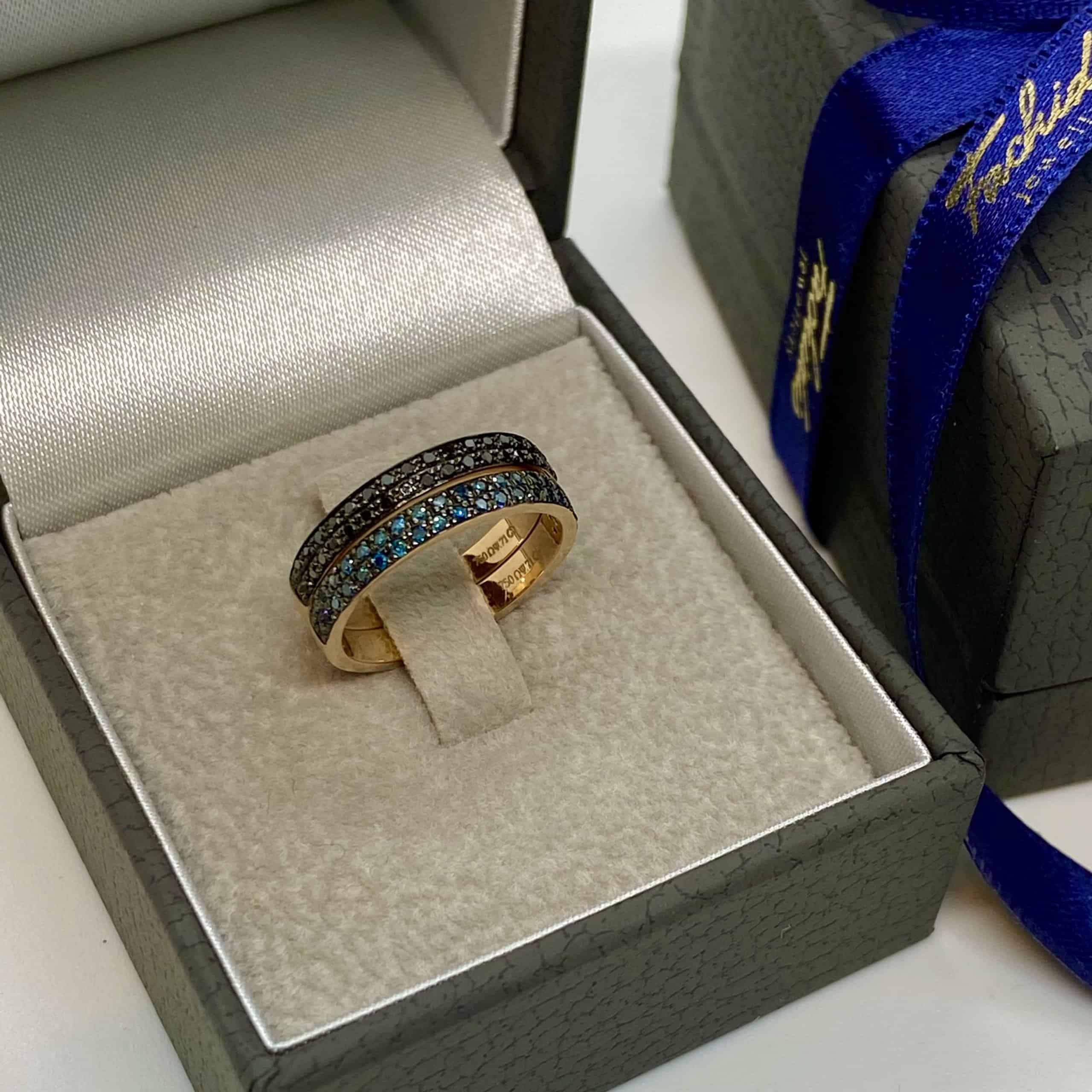Black diamond midi-chevalier ring — Melina Fachidis (7)