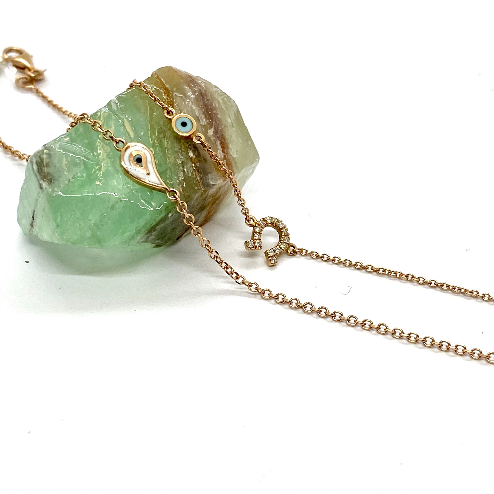 Drop eye charm bracelet — Melina Fachidis (3)