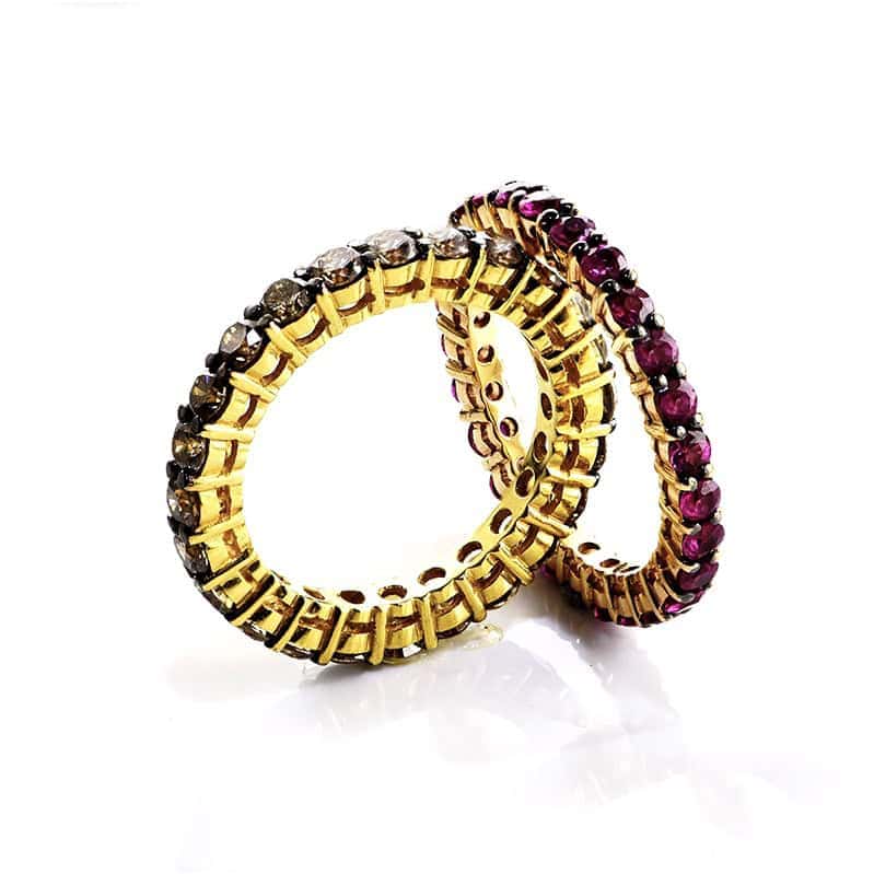 Brown diamond anniversary band — Melina Fachidis (2)