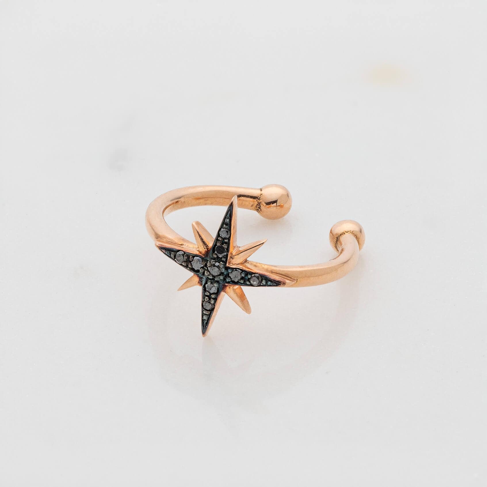 Wrap cuff single star earring — Melina Fachidis (3)