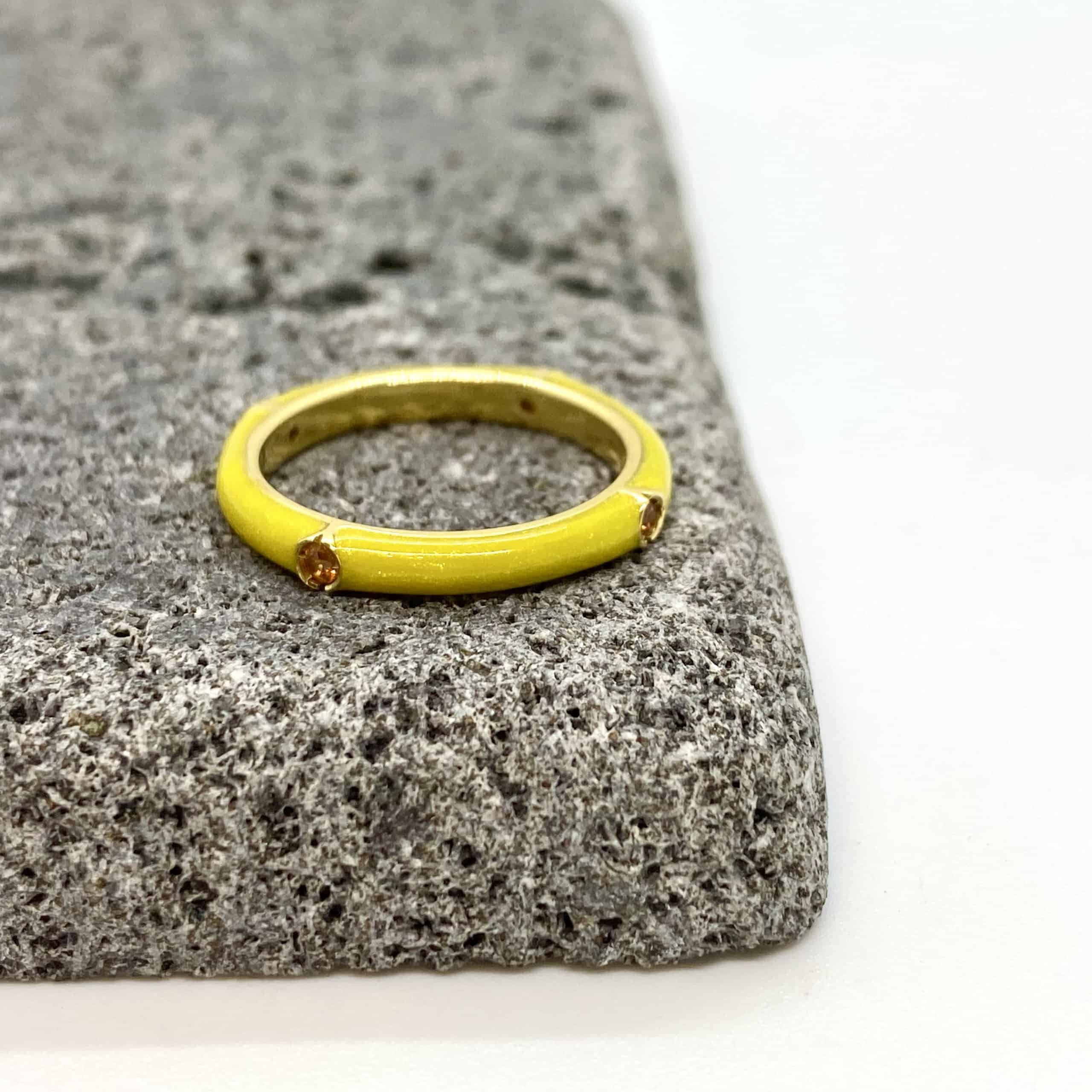 Yellow enamel band — Melina Fachidis (5)