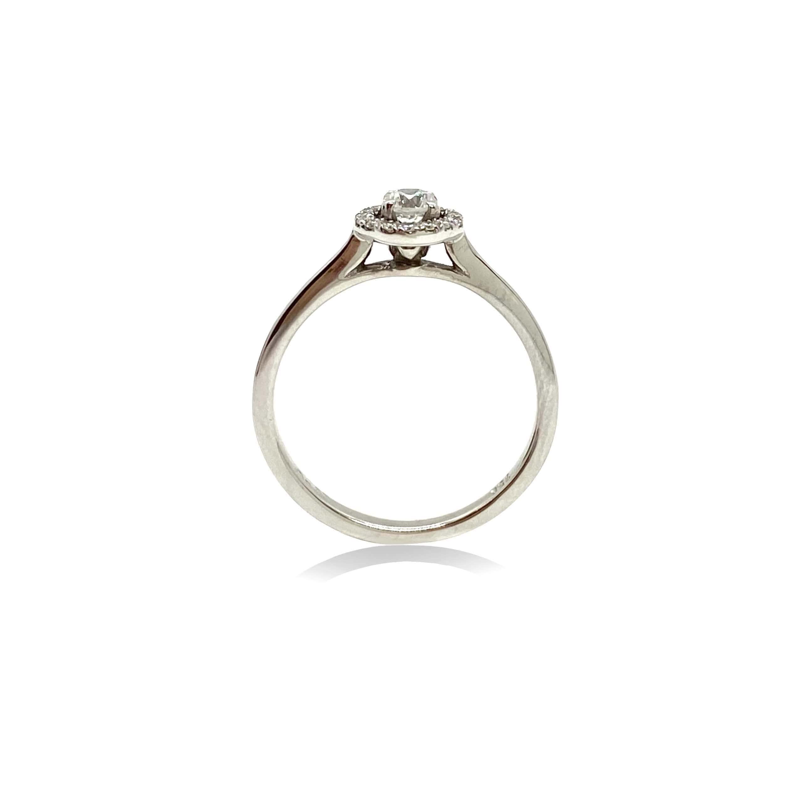 Diamond engagement white gold ring — Melina Fachidis (5)
