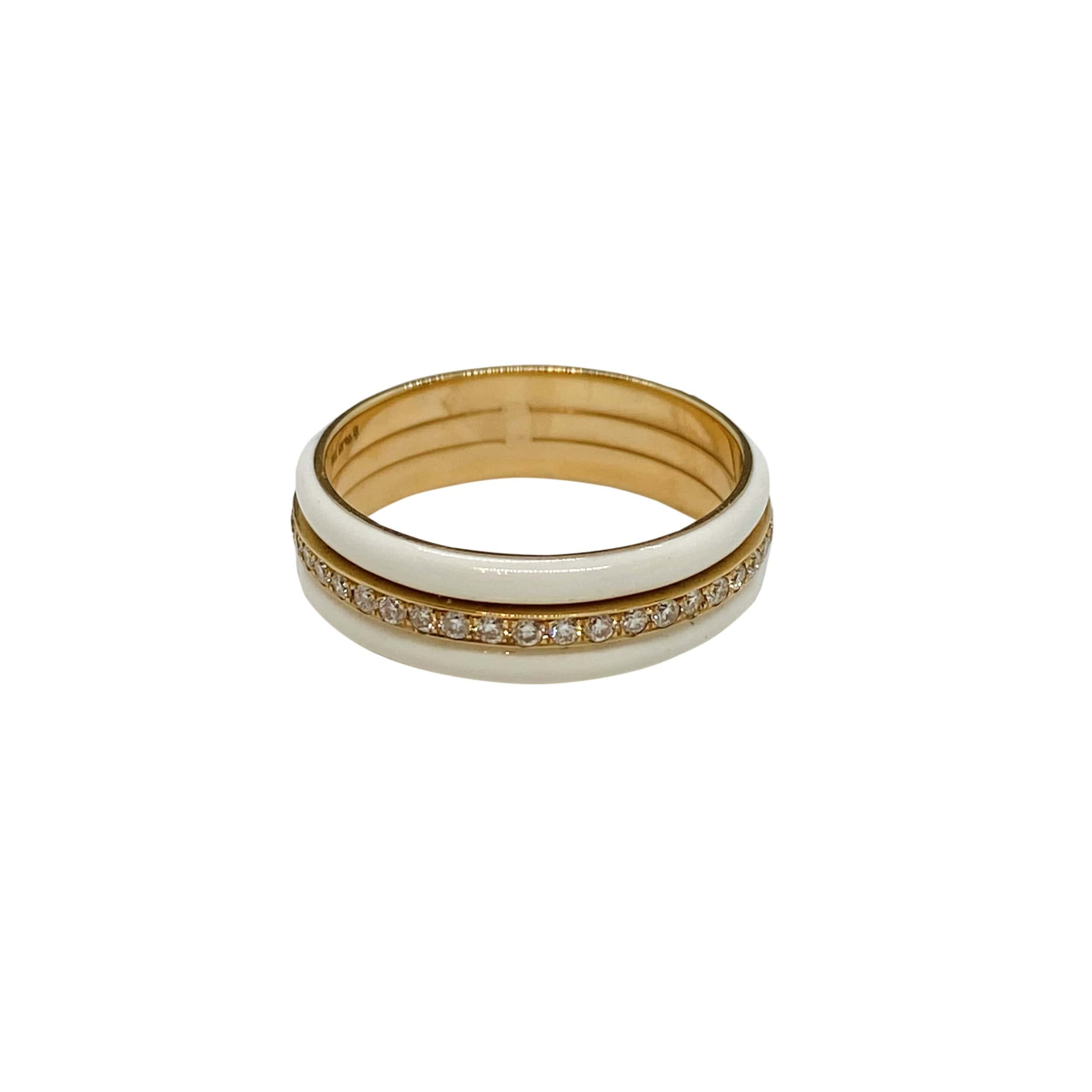 White enamel diamond band — Melina Fachidis (4)