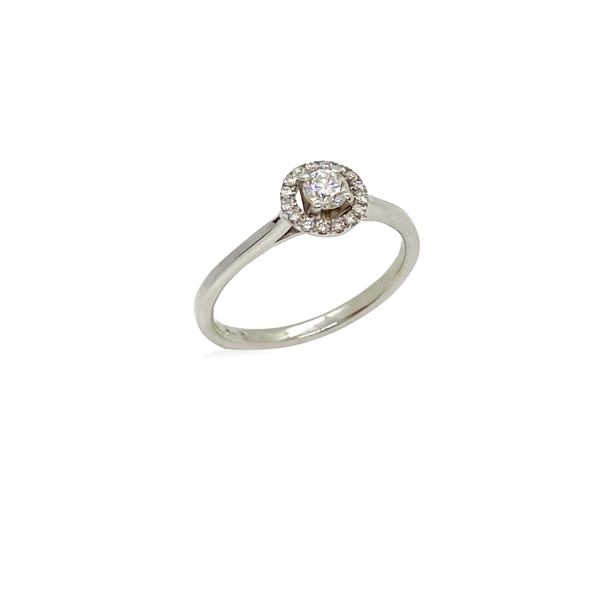 Diamond engagement white gold ring — Melina Fachidis (3)