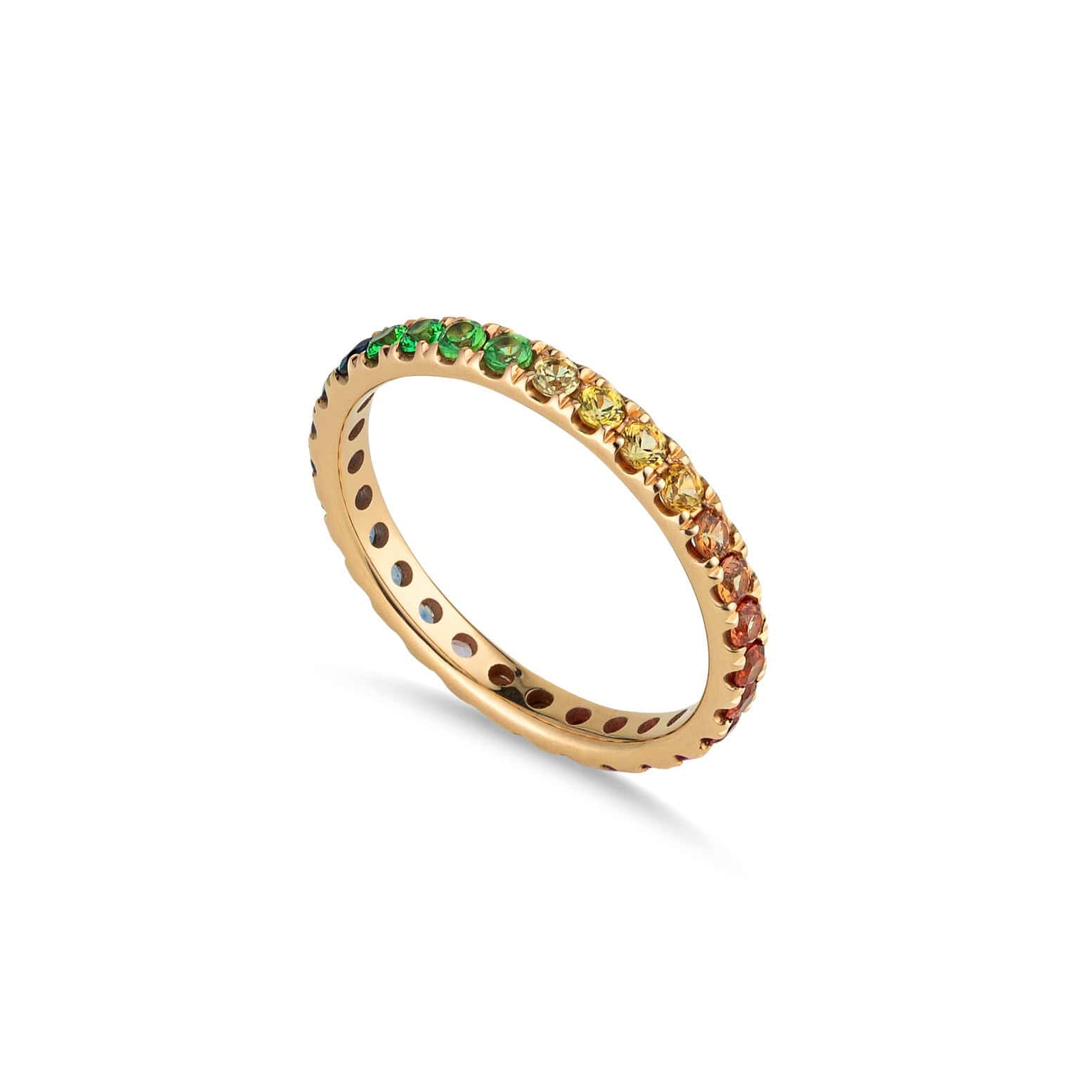 Rainbow sapphire eternity ring — Melina Fachidis (2)