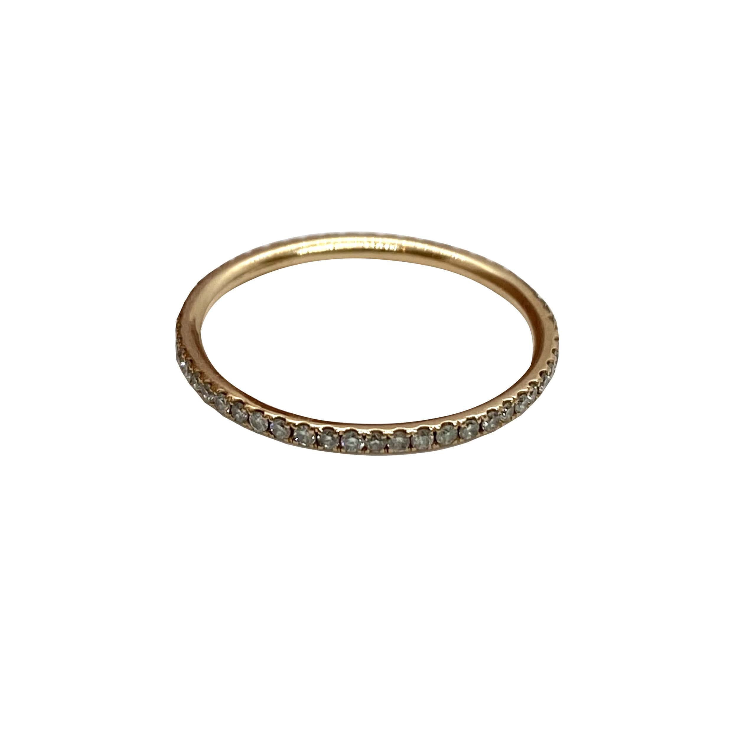 Fine diamond band ring — Melina Fachidis (2)