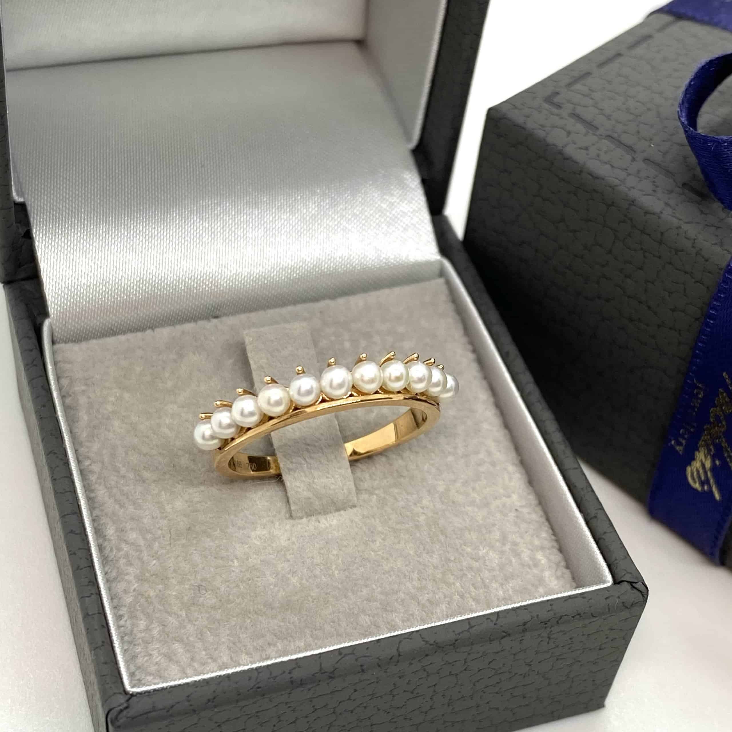 Freshwater pearls ring — Melina Fachidis (5)