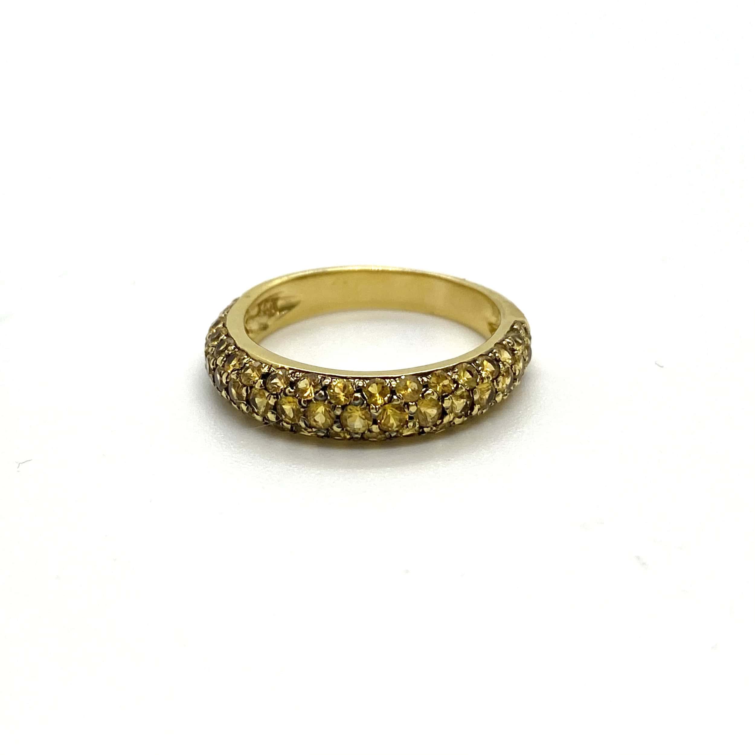Yellow sapphires ring band — Melina Fachidis (5)