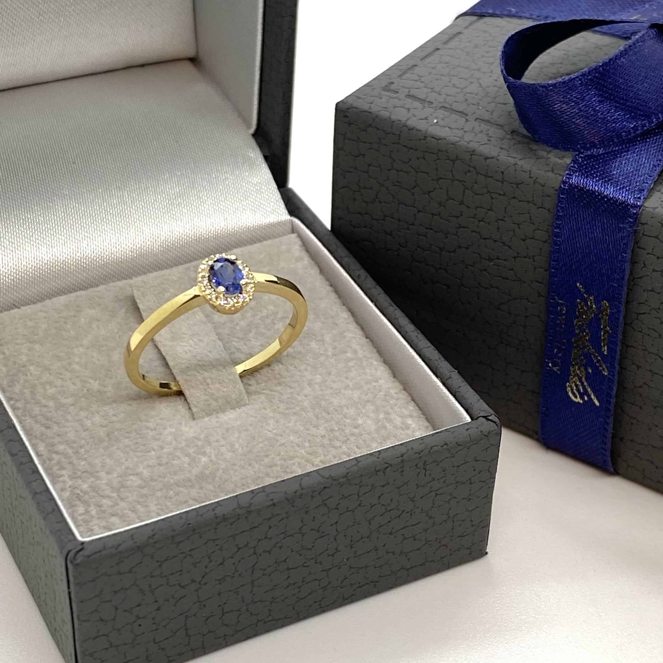 Blue sapphire Rosetta ring — Melina Fachidis (6)