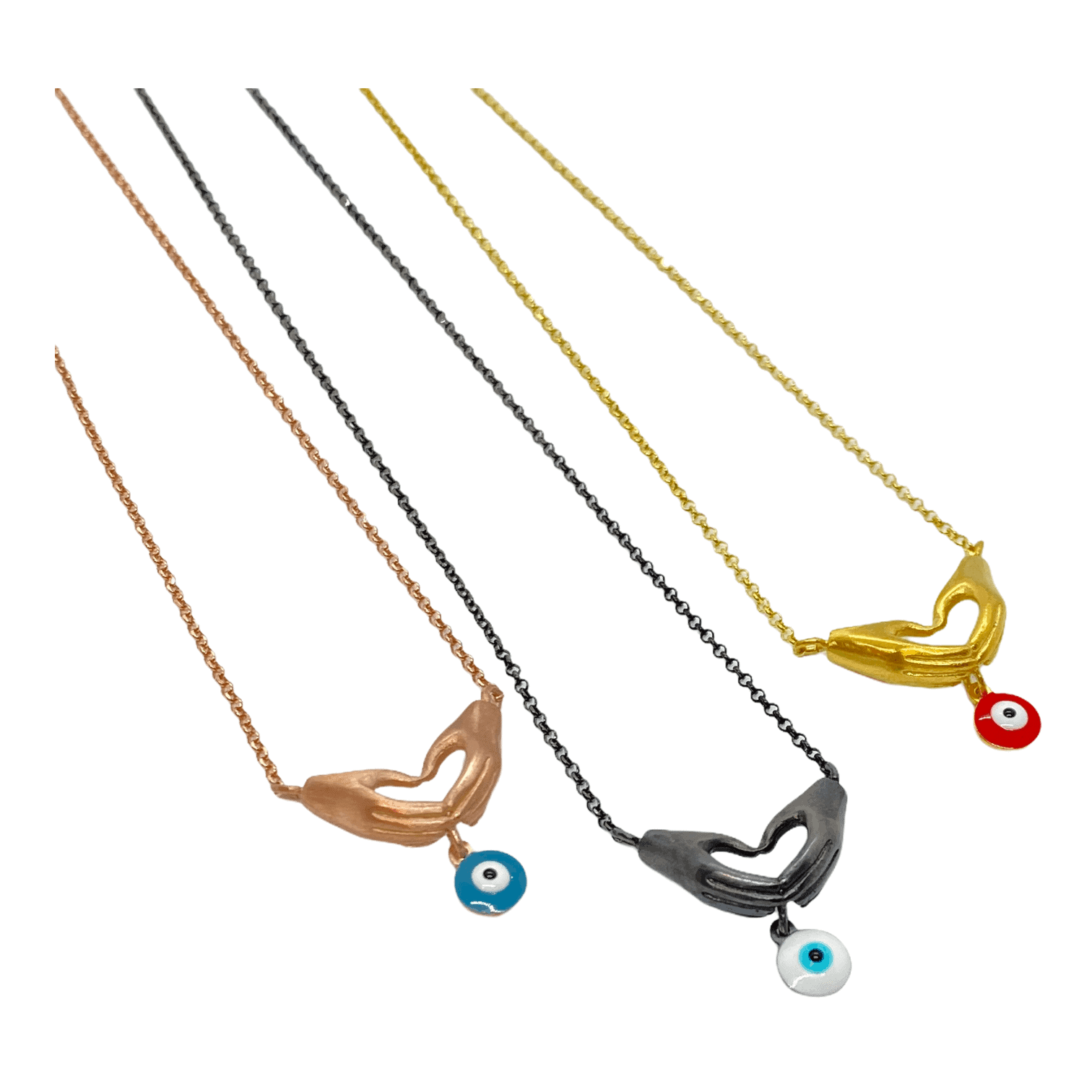 Two hands woman’s day pendant — Melina Fachidis