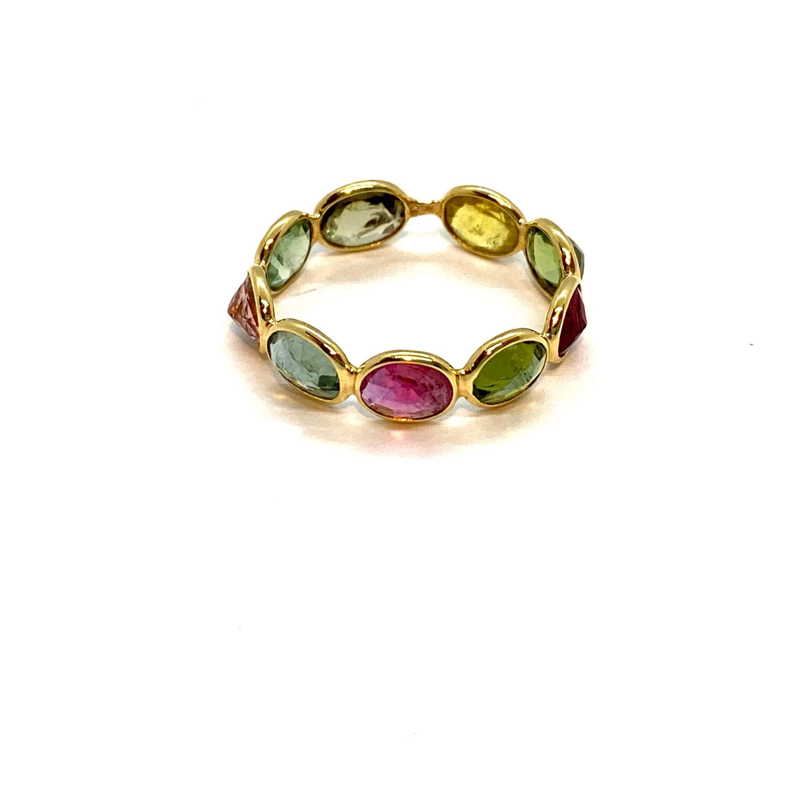 Tourmaline solid gold band — Melina Fachidis (3)