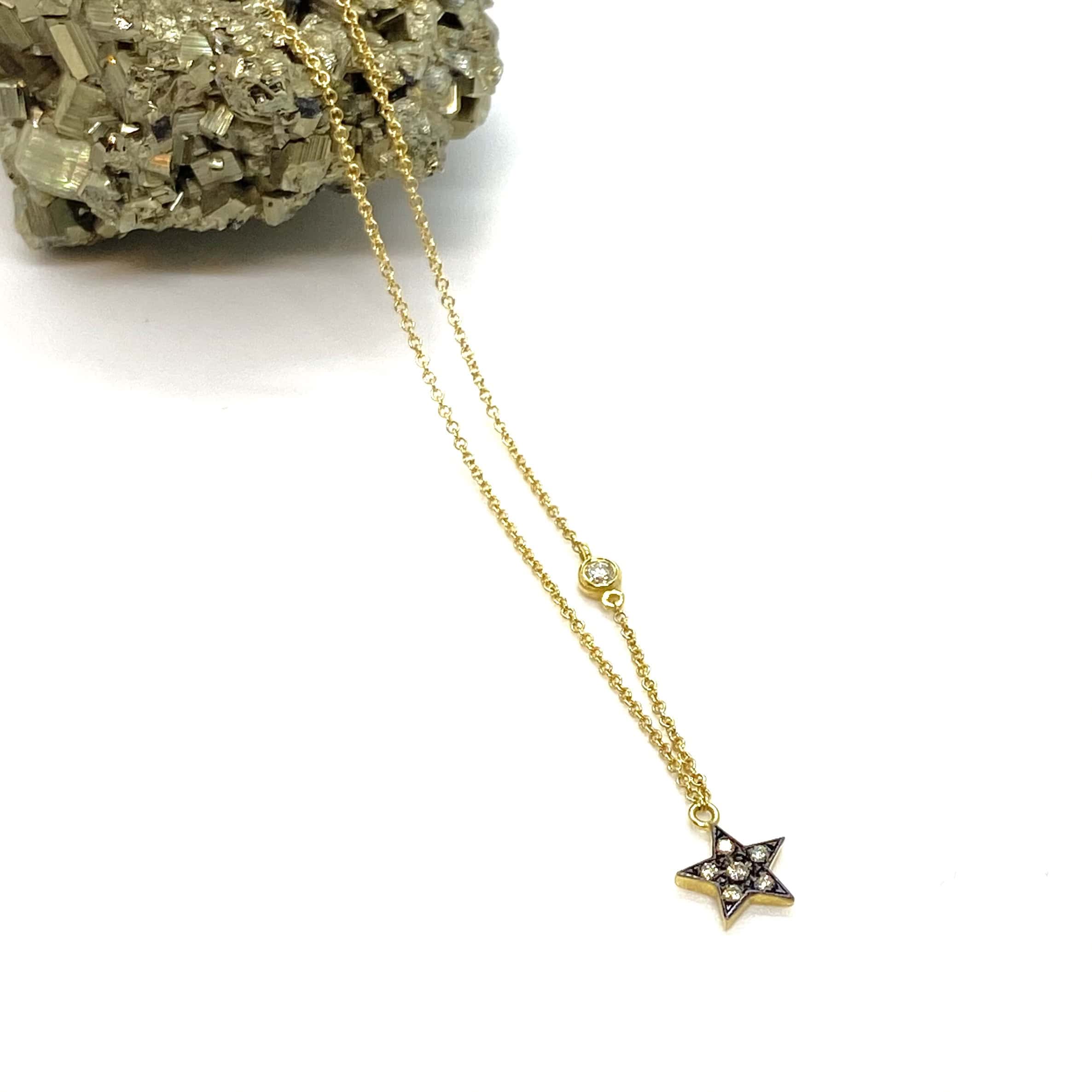 Discreet brown diamond pendant — Melina Fachidis (3)