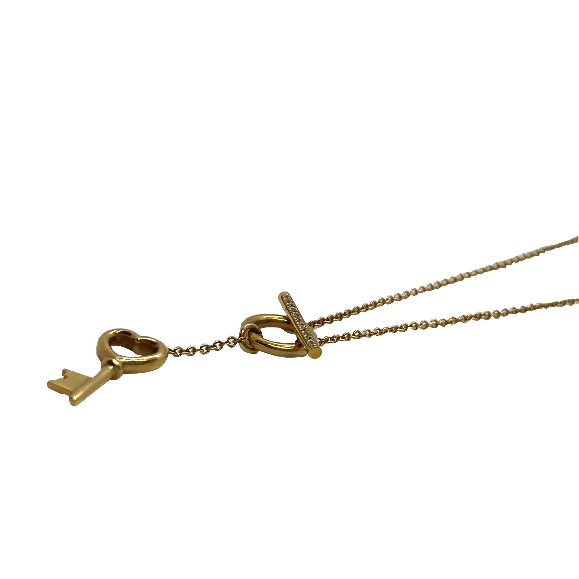Heart-key diamond necklace — Melina Fachidis (3)