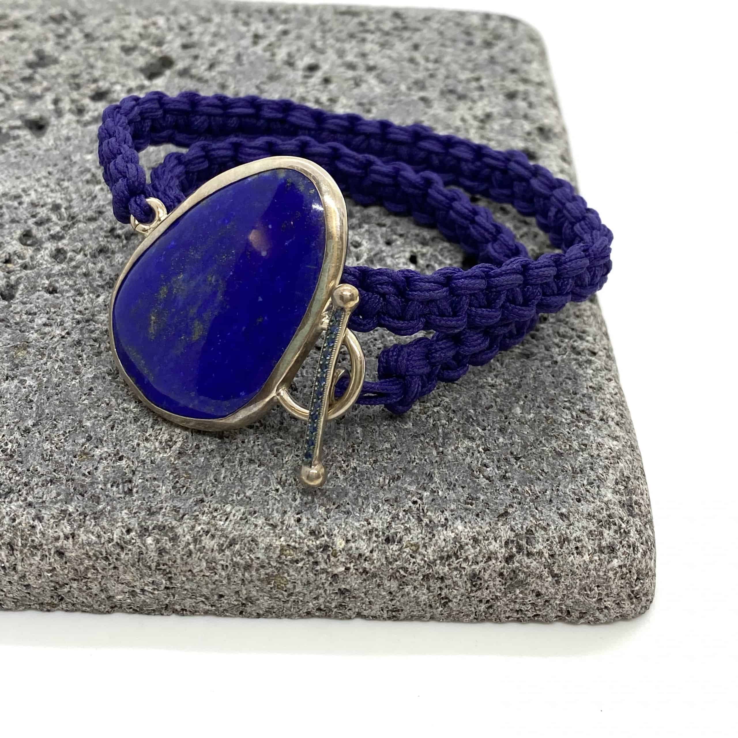 Lapis lazuli wrap bracelet — Melina Fachidis (3)
