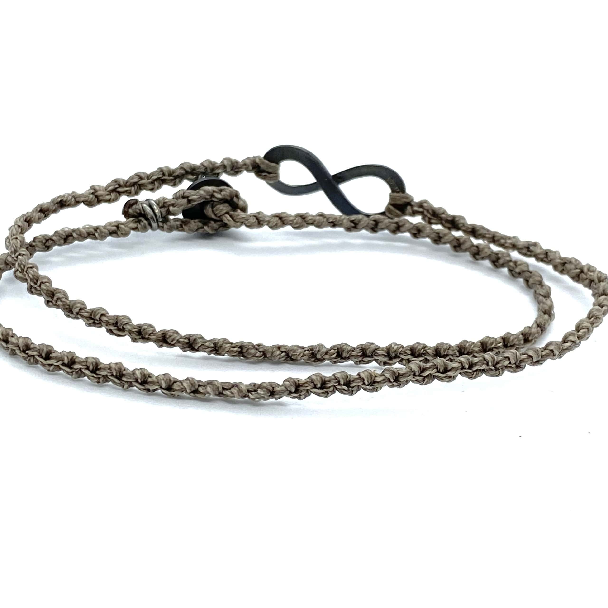 Men’s silver eternity symbol bracelet — Melina Fachidis (4)
