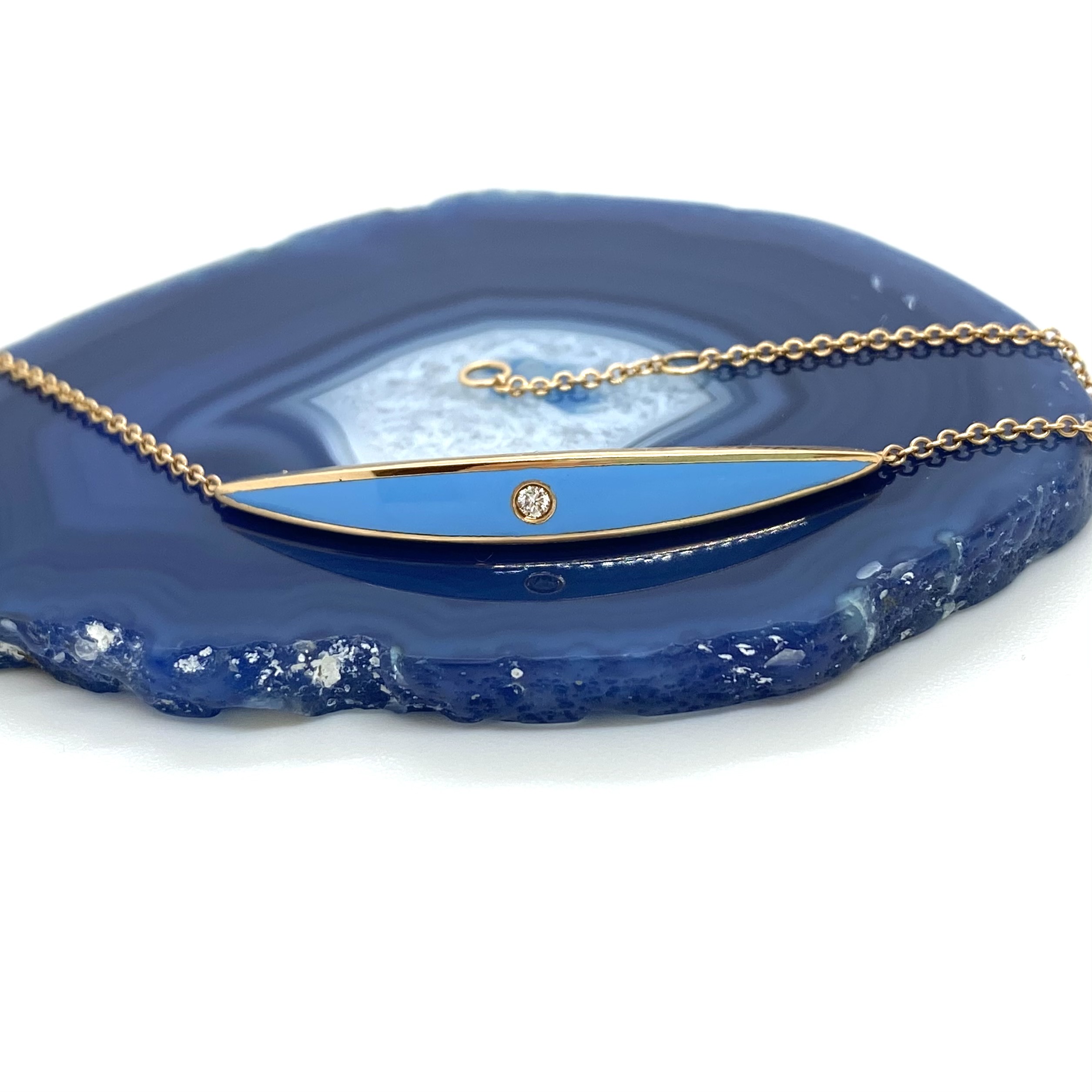 Turqoise enamel eye bracelet — Melina Fachidis (3)
