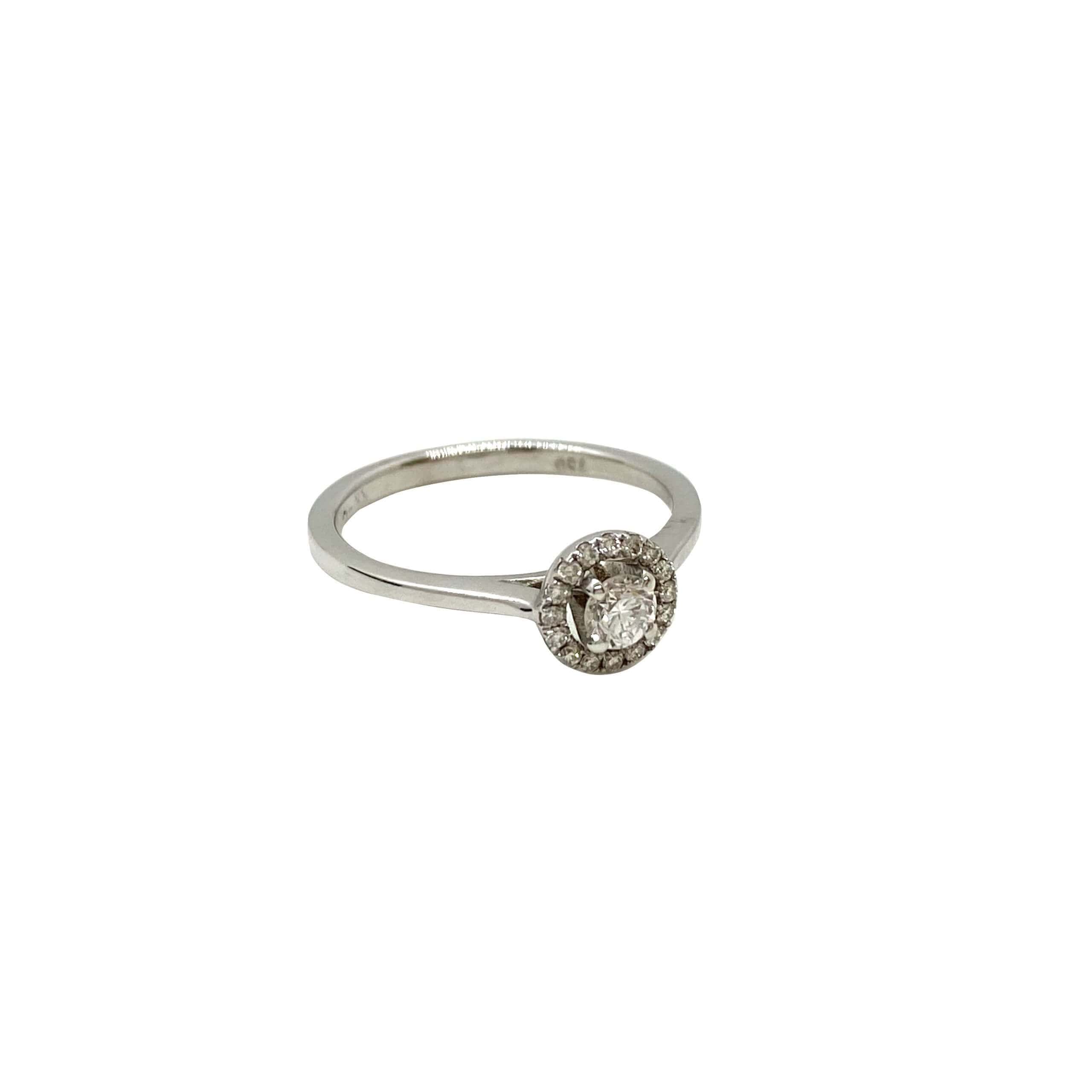 Diamond engagement white gold ring — Melina Fachidis (4)