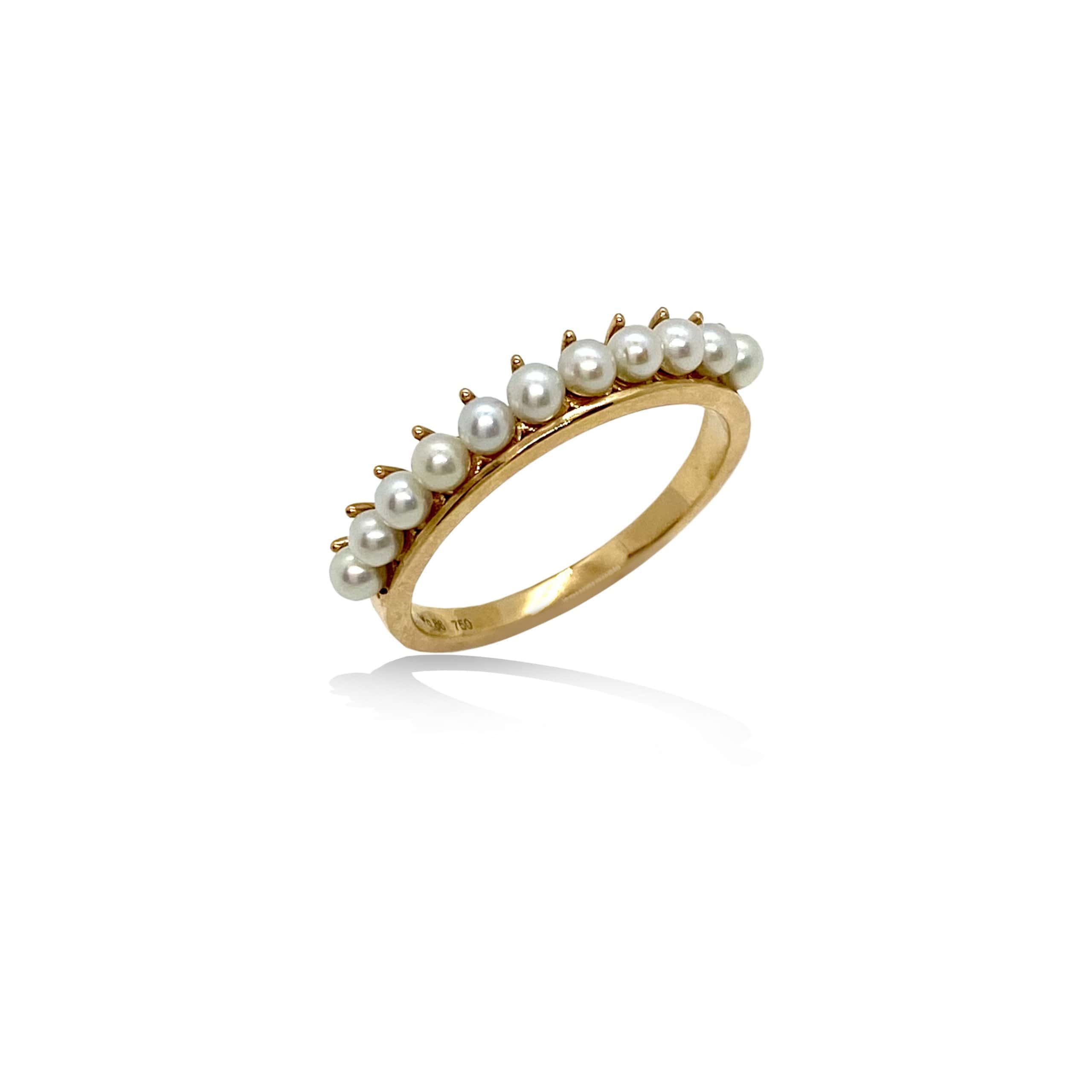 Freshwater pearls ring — Melina Fachidis (3)