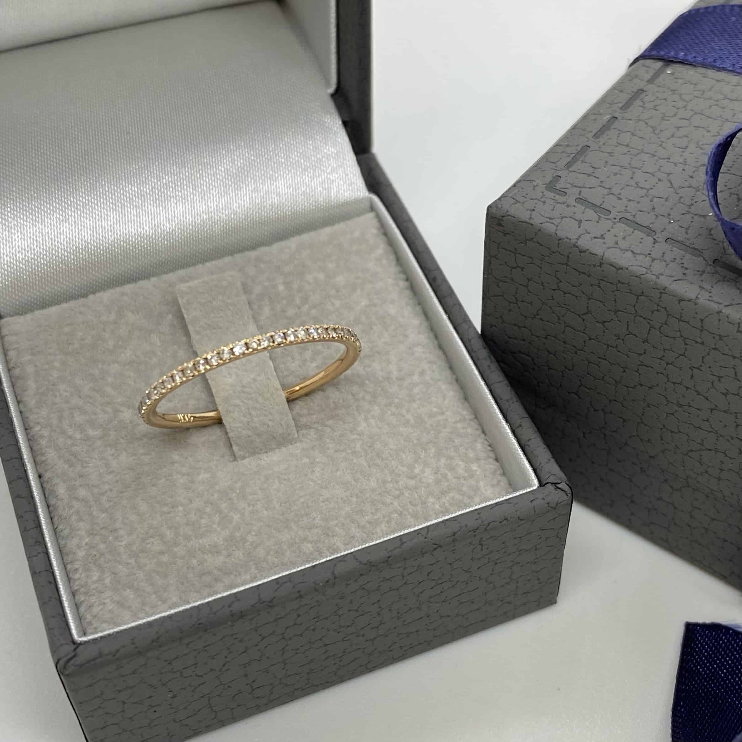 Fine diamond band ring — Melina Fachidis (3)