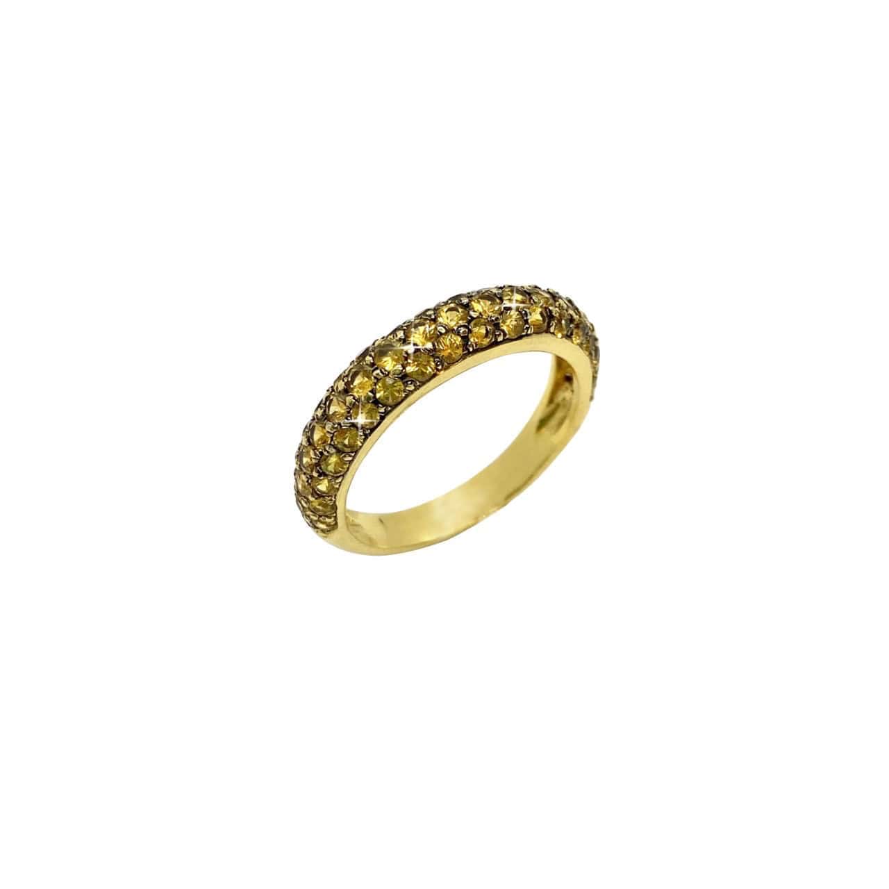 Yellow sapphires ring band — Melina Fachidis (3)