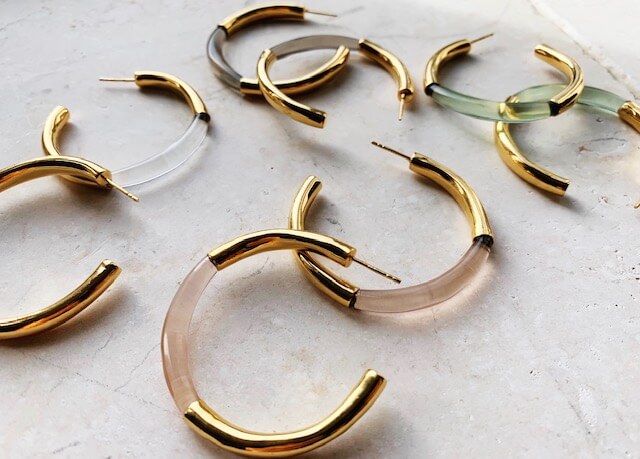 Chunky Hoops Clear — Melina Fachidis (3)