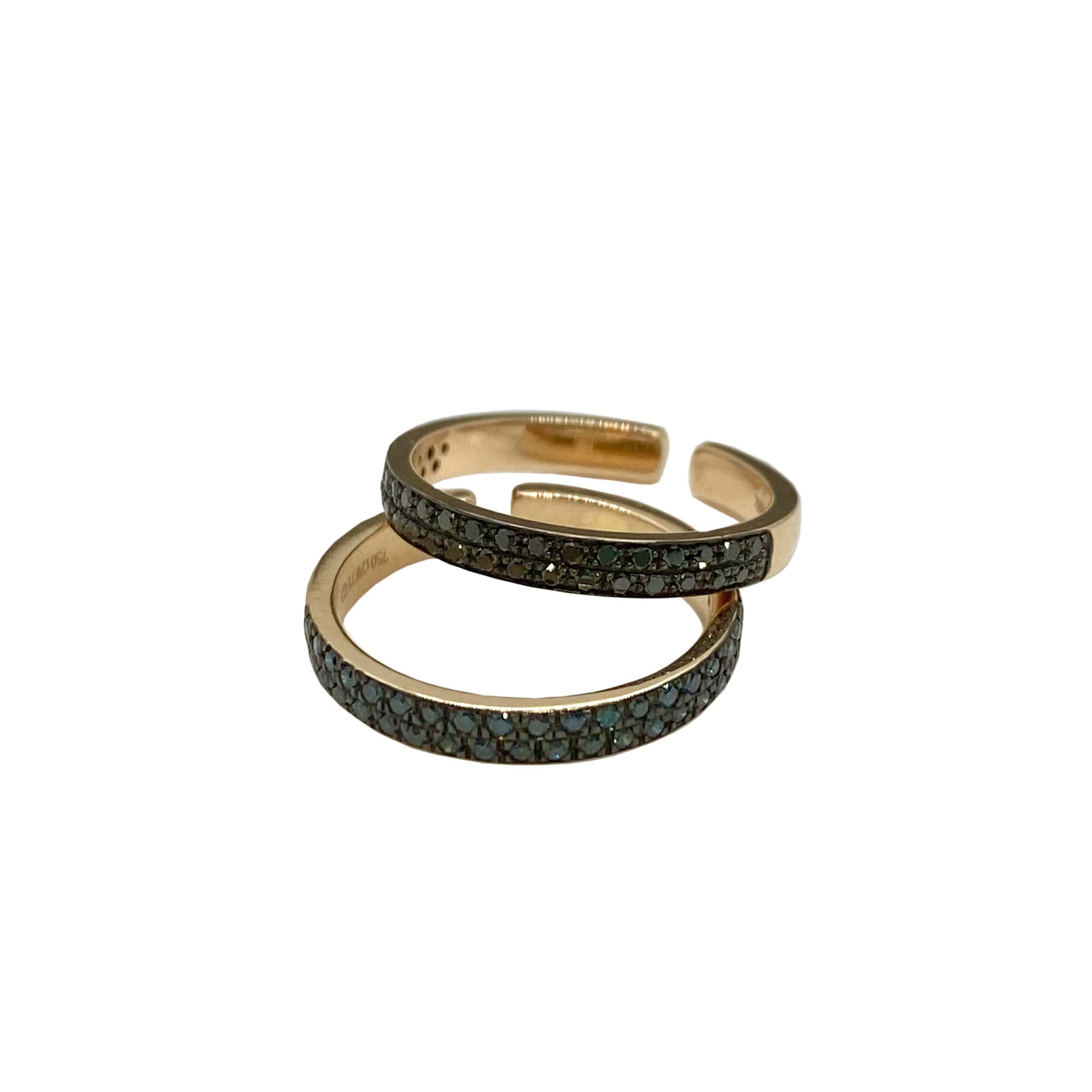 Black diamond midi-chevalier ring — Melina Fachidis (5)
