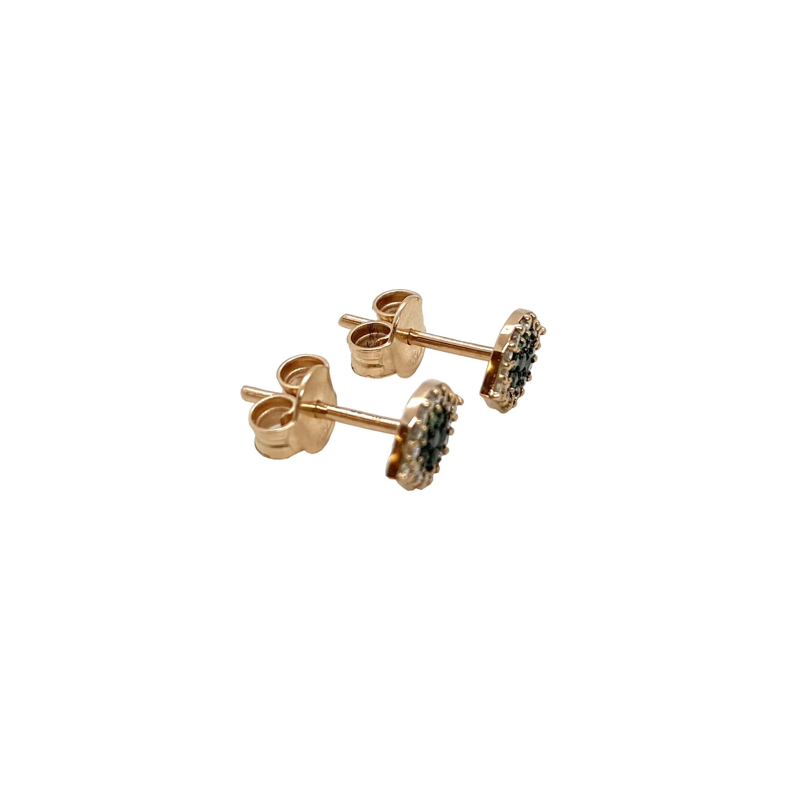 Tsavorite eye shaped earrings — Melina Fachidis (2)
