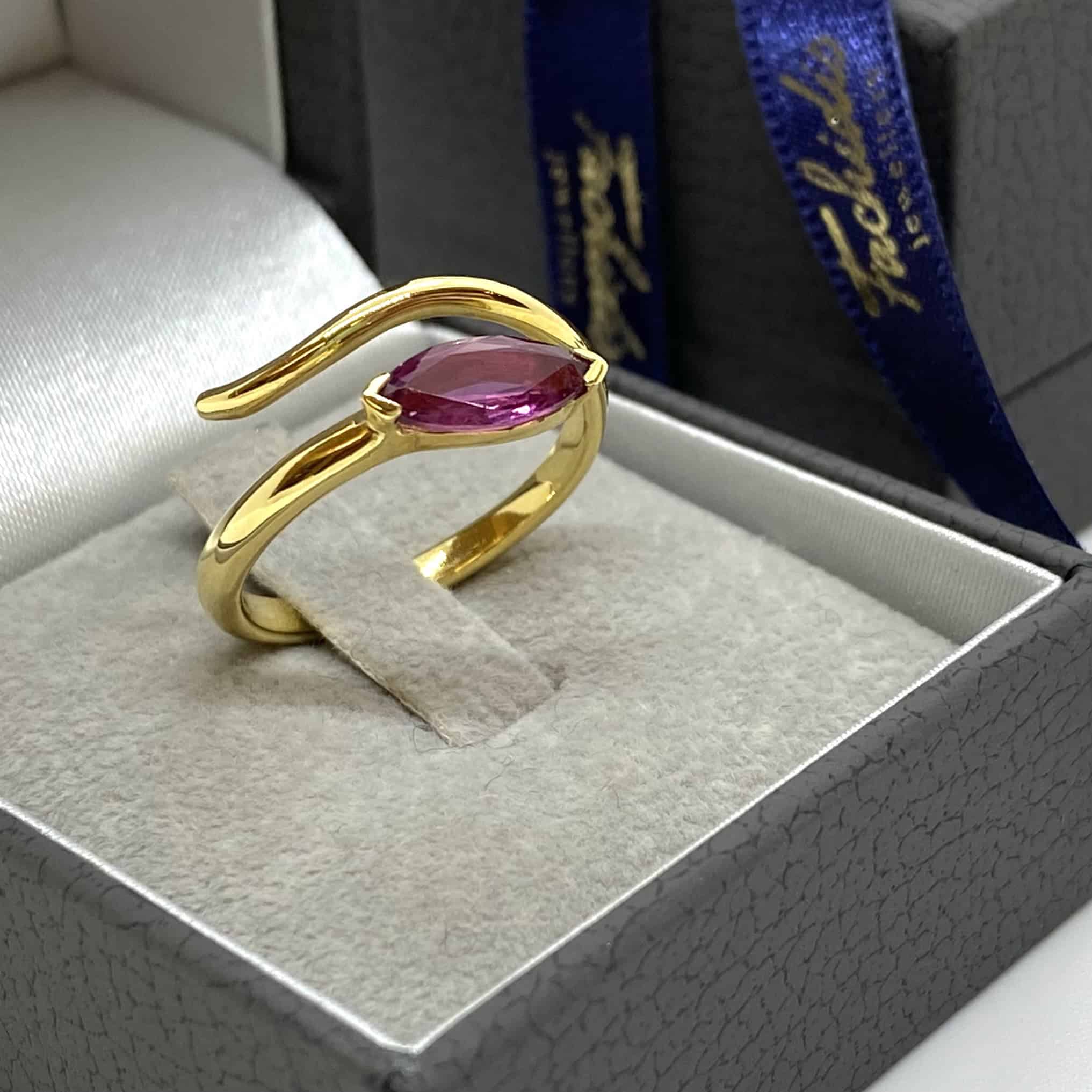 Marquise ruby snake design ring — Melina Fachidis (3)