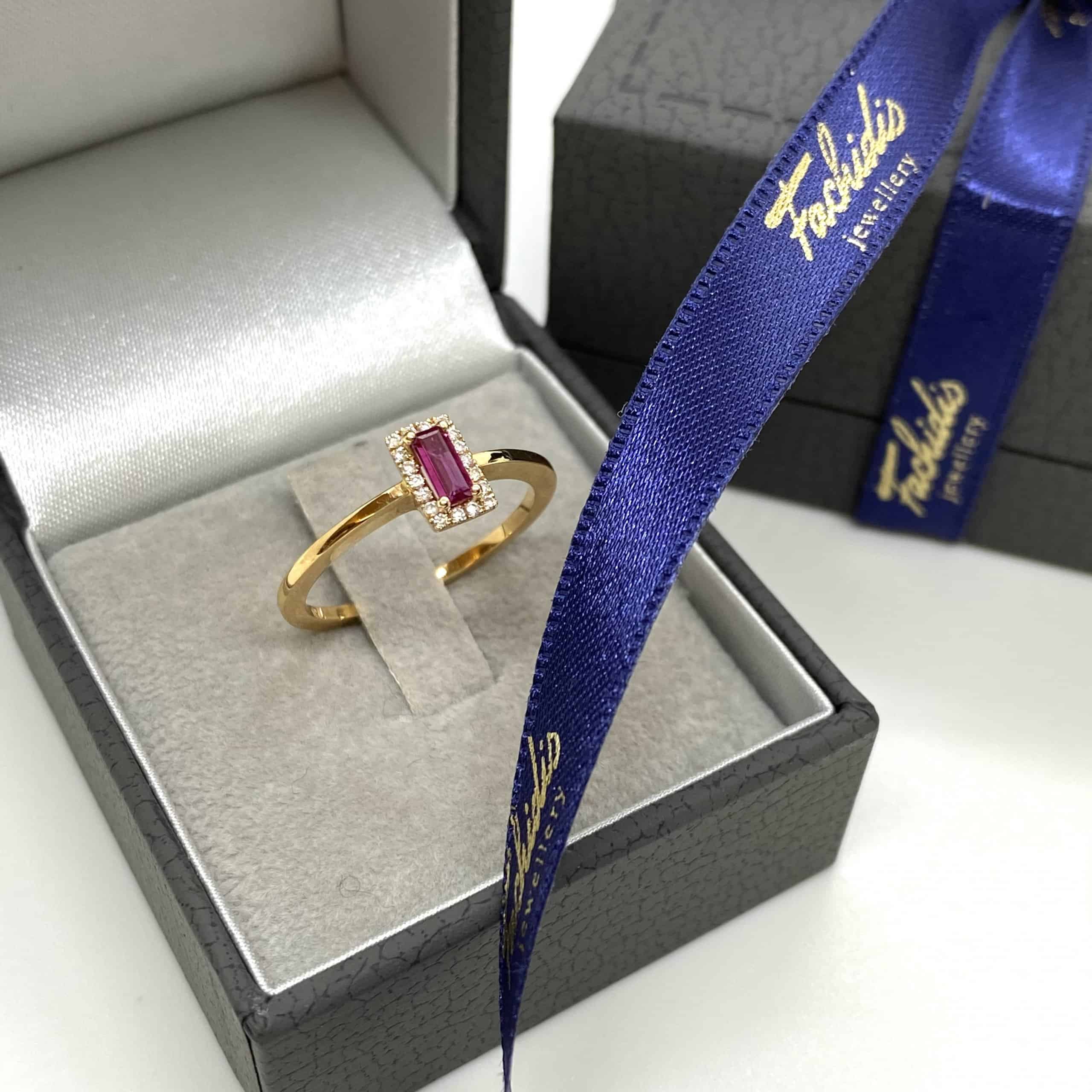 Baguette ruby diamond fine ring — Melina Fachidis (4)