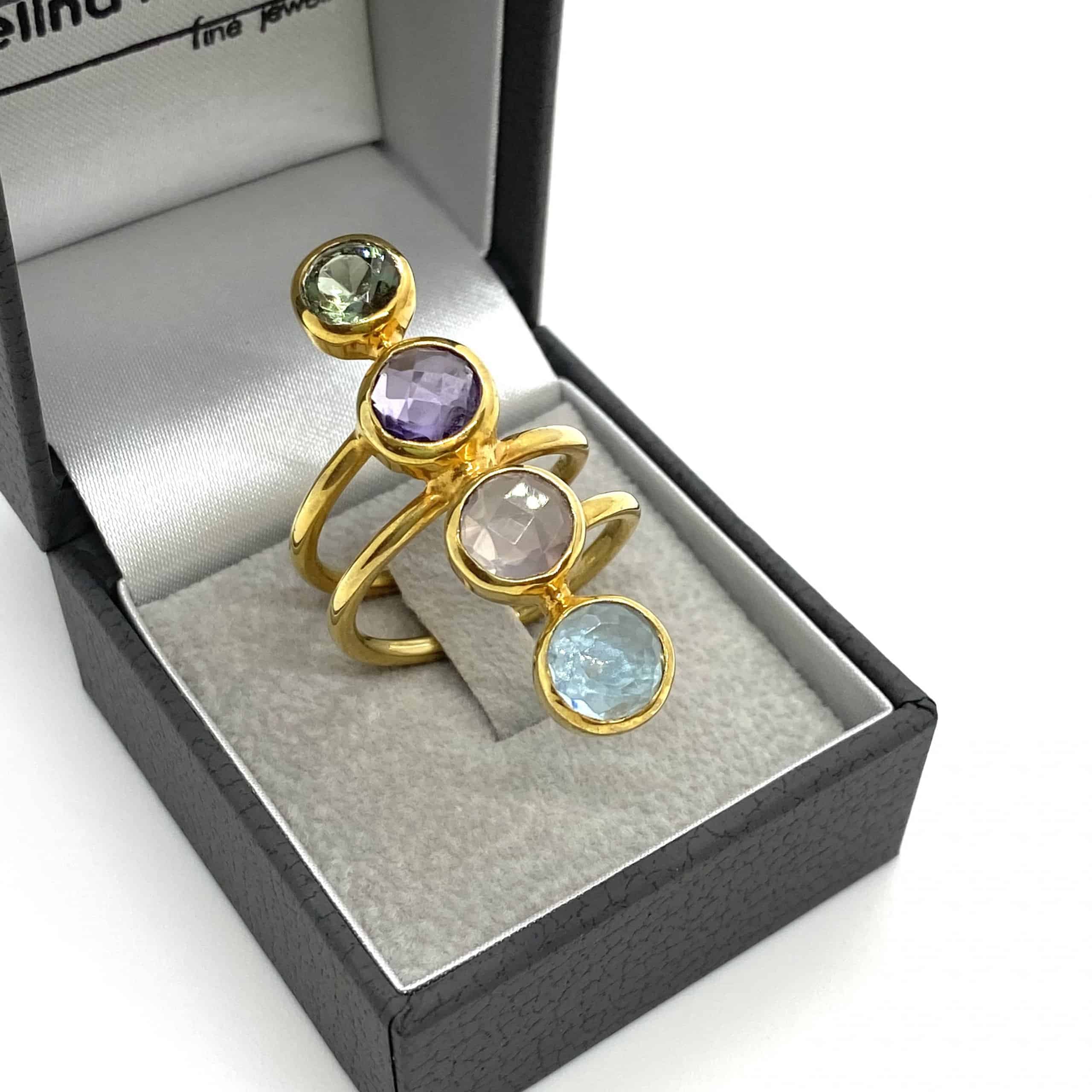Multi quartz silver ring — Melina Fachidis (3)