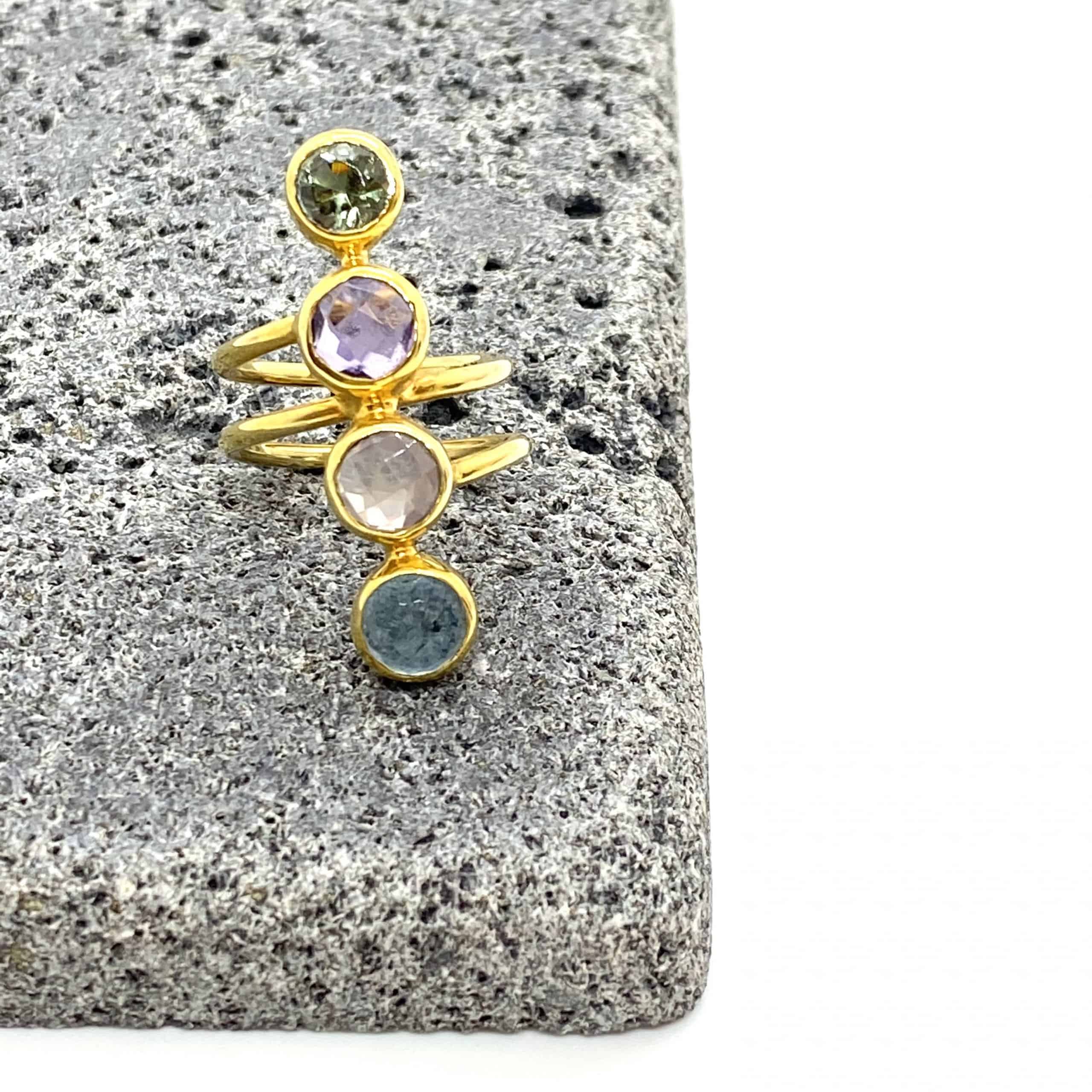 Multi quartz silver ring — Melina Fachidis (4)