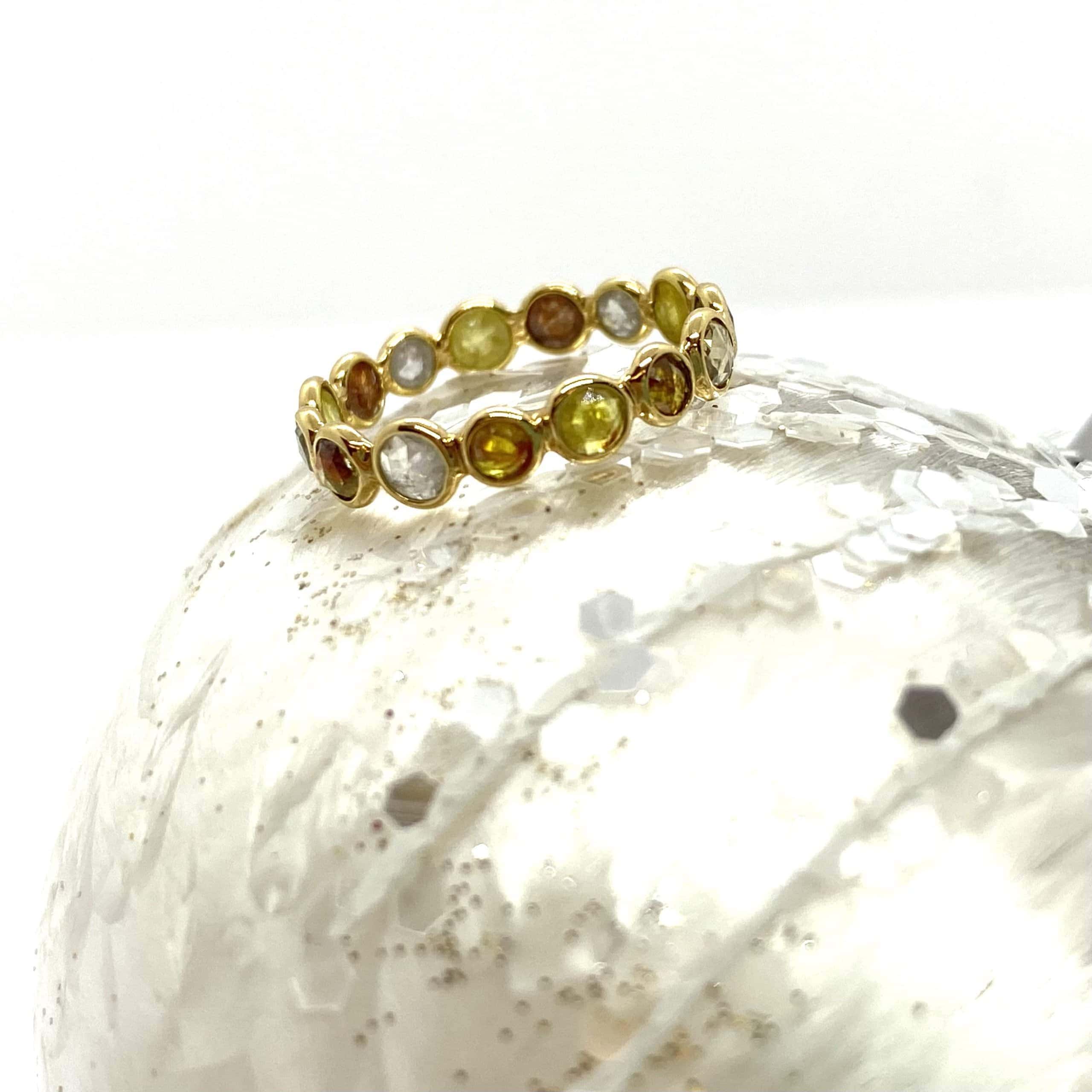 Mixed color diamond band — Melina Fachidis (3)