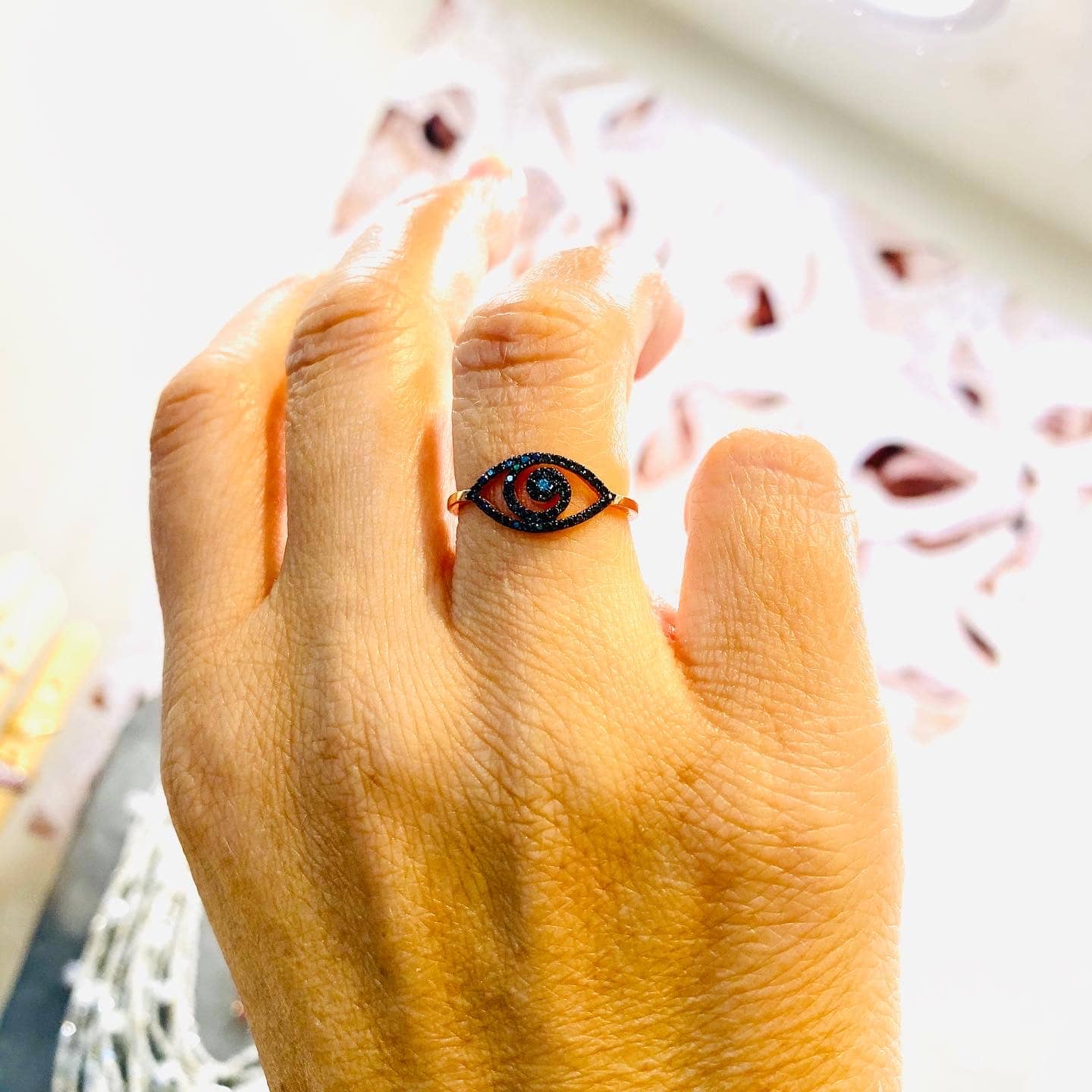 Black diamonds eye ring — Melina Fachidis (3)