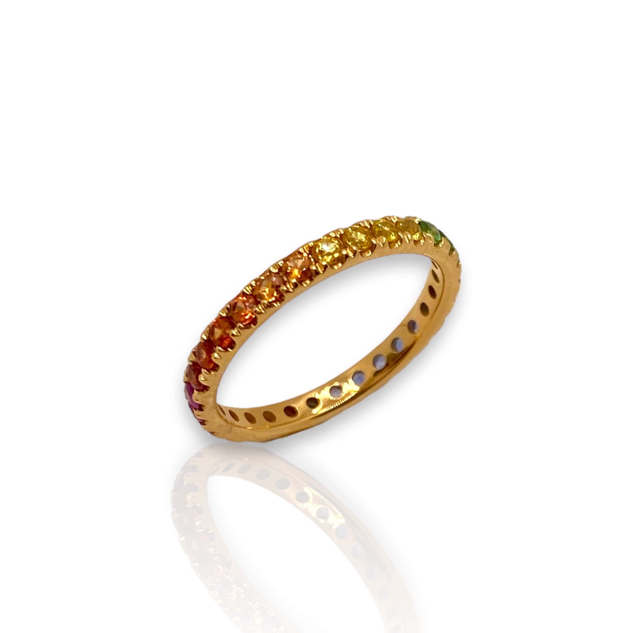 Rainbow sapphire eternity ring — Melina Fachidis (7)
